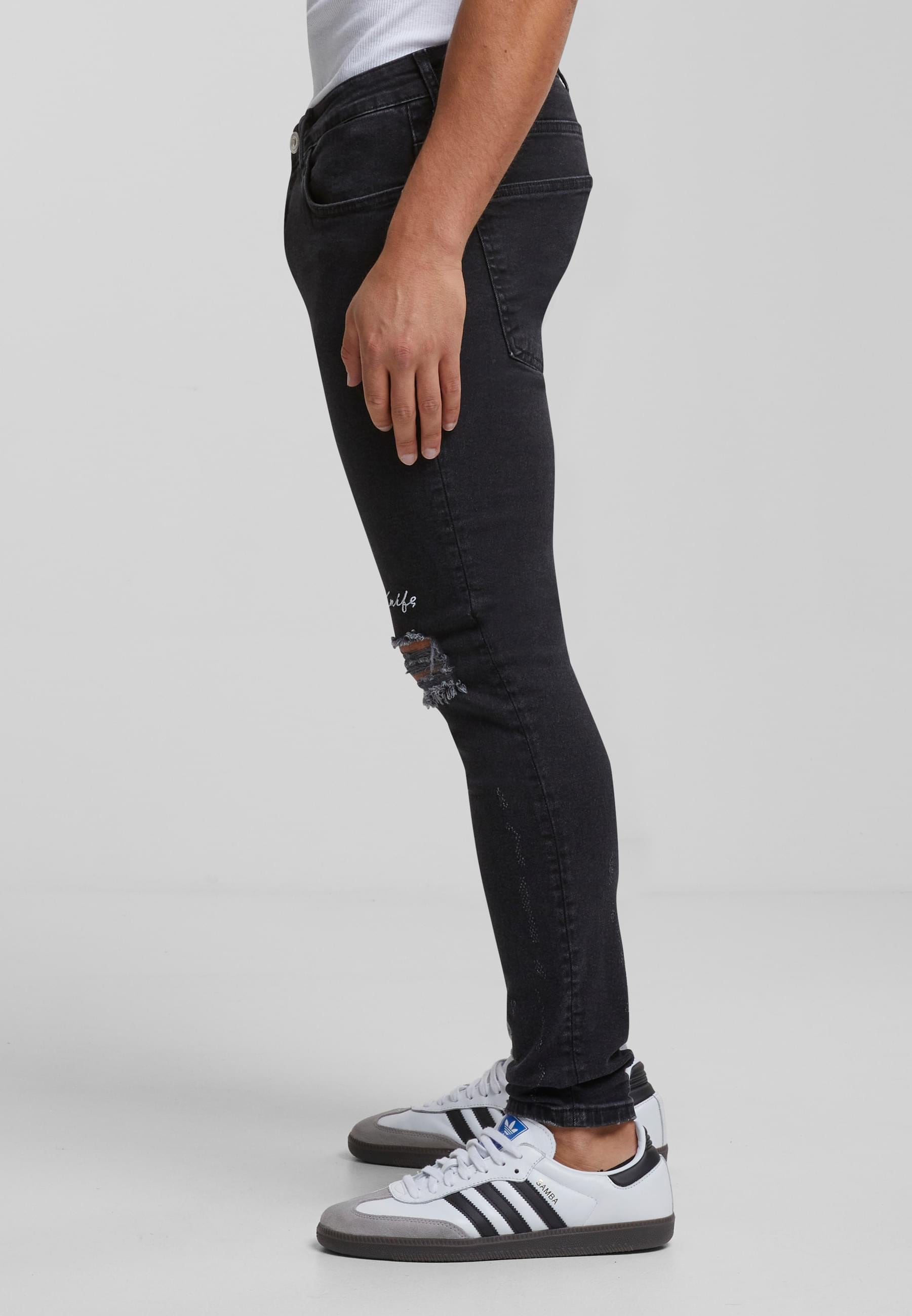 2Y Studios Bequeme Jeans »2Y Studios Herren 2Y Skinny Fit Destroyed Jeans«