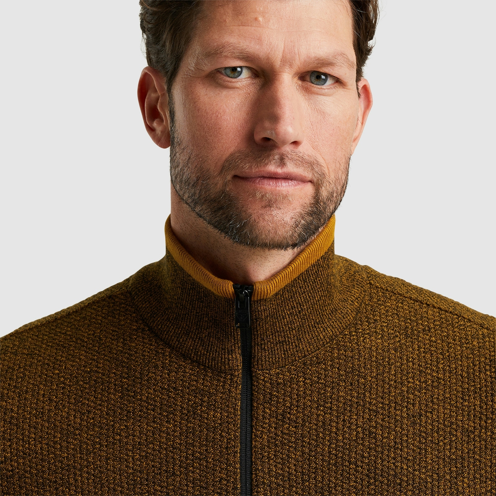 PME LEGEND Troyer »Half zip collar cotton mouline«, mit Logostickerei