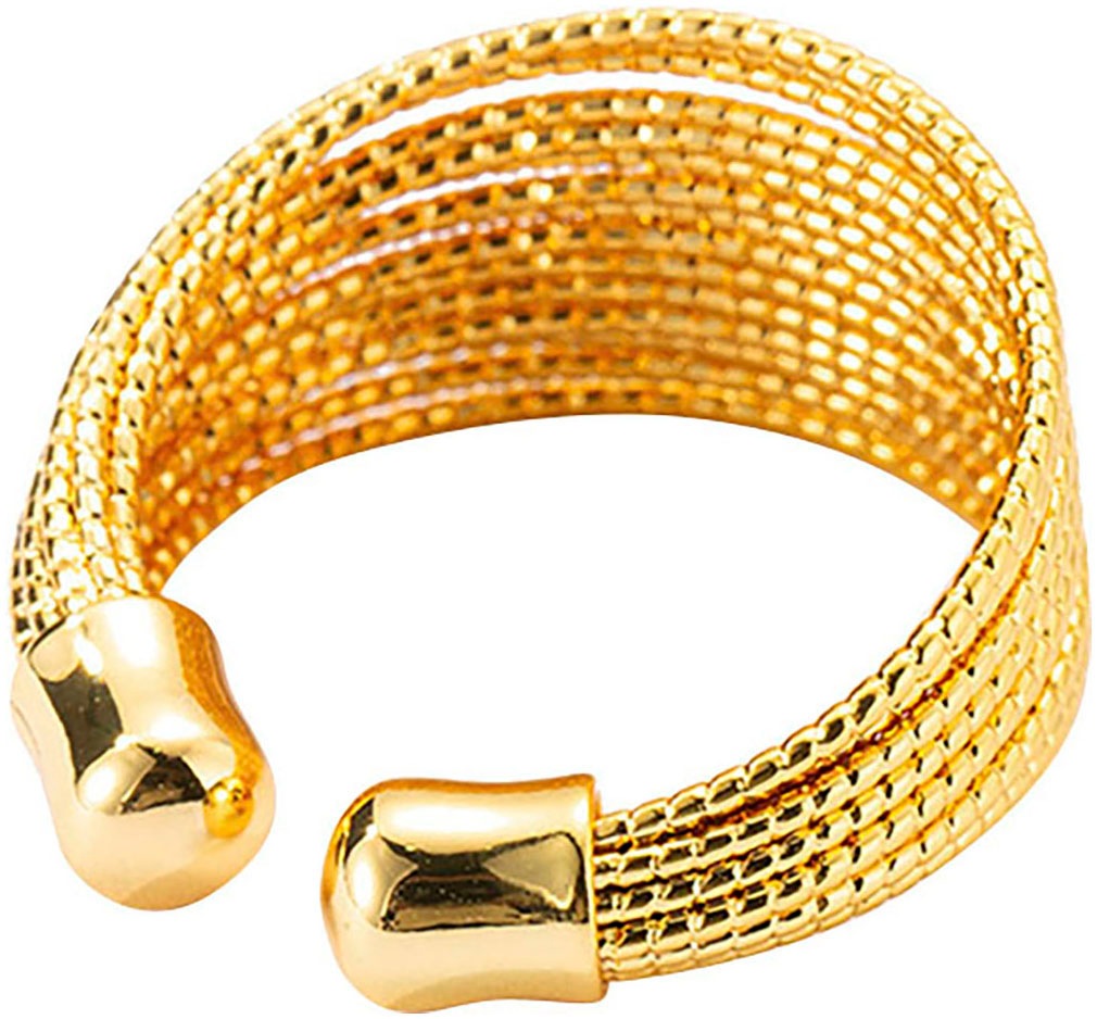 Firetti Fingerring »Schmuck Geschenk Damenring mehrreihig«, Made in Germany
