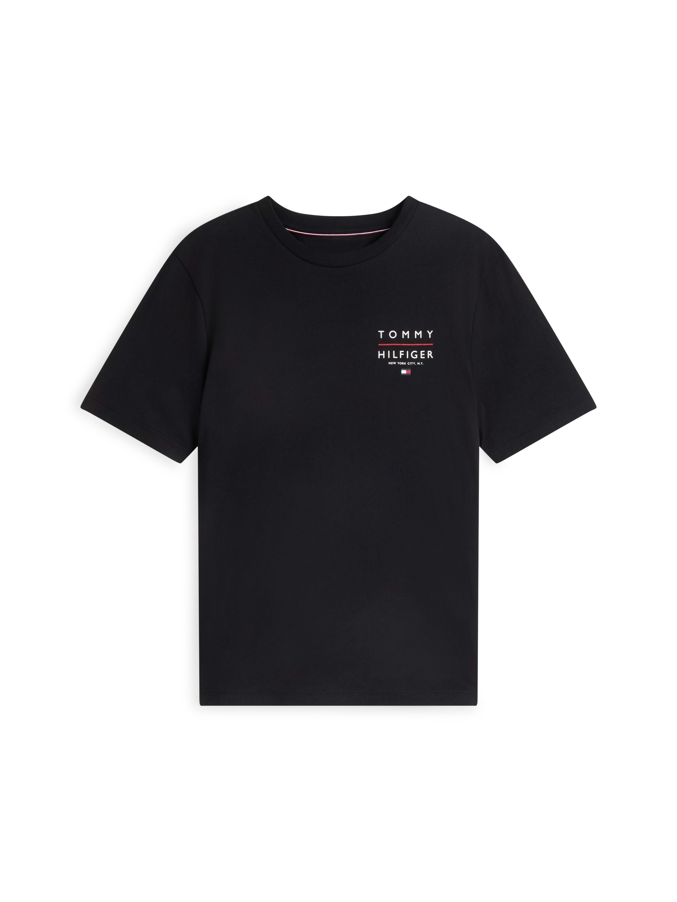 Tommy Hilfiger T-Shirt »BRAND LOVE LEFT CHEST RWB TEE« regular fit, Rundhals