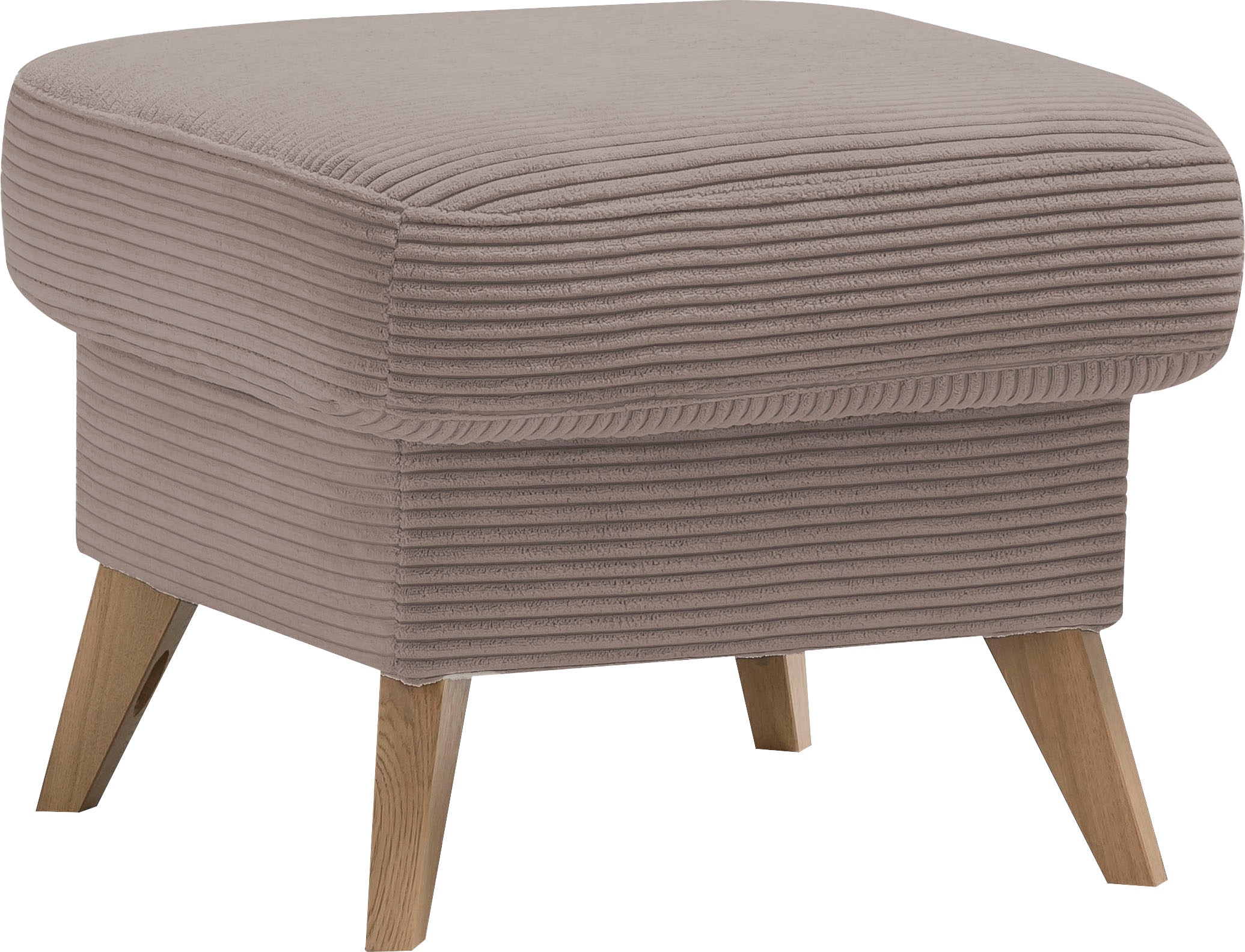 exxpo - sofa fashion Hocker "Samso, kompakte und bequeme Sitzgelegenheit in aktuellem Cord Bezug"