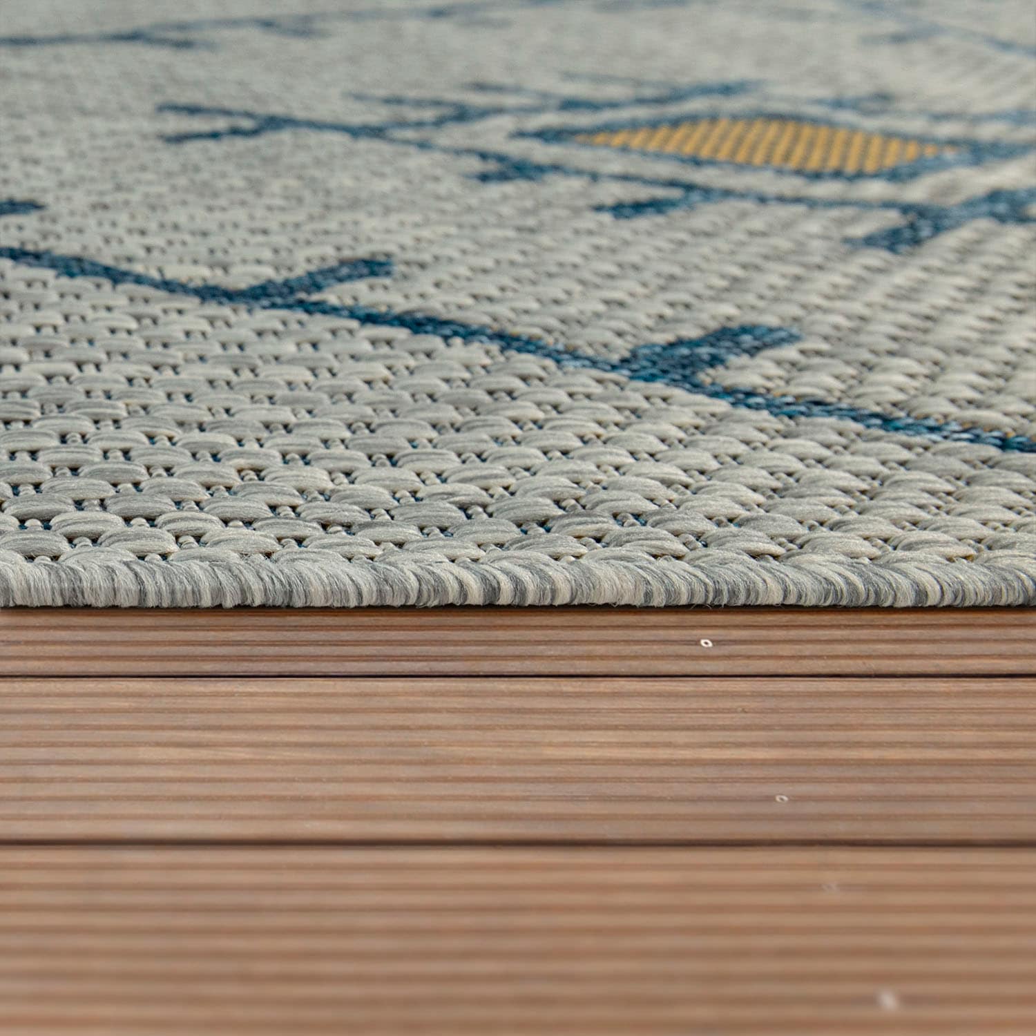 Teppich Flachgewebe, »Kuba 124«, und Rauten geeignet, Design, rechteckig, Rechnung auf BAUR Wohnzimmer Outdoor In- | Paco Home