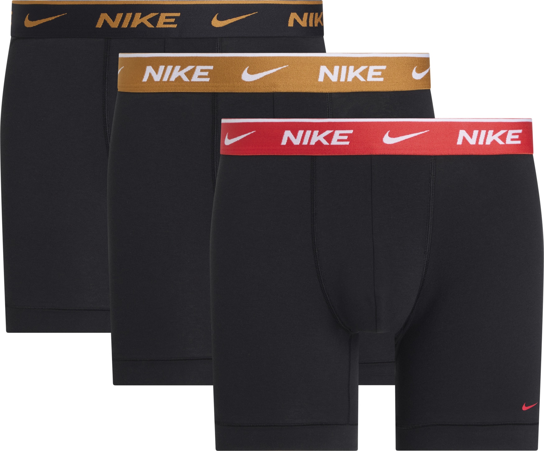 NIKE Underwear Boxershorts "BOXER BRIEF 3PK", 3 Stk. mit NIKE Logo-Elastikb günstig online kaufen