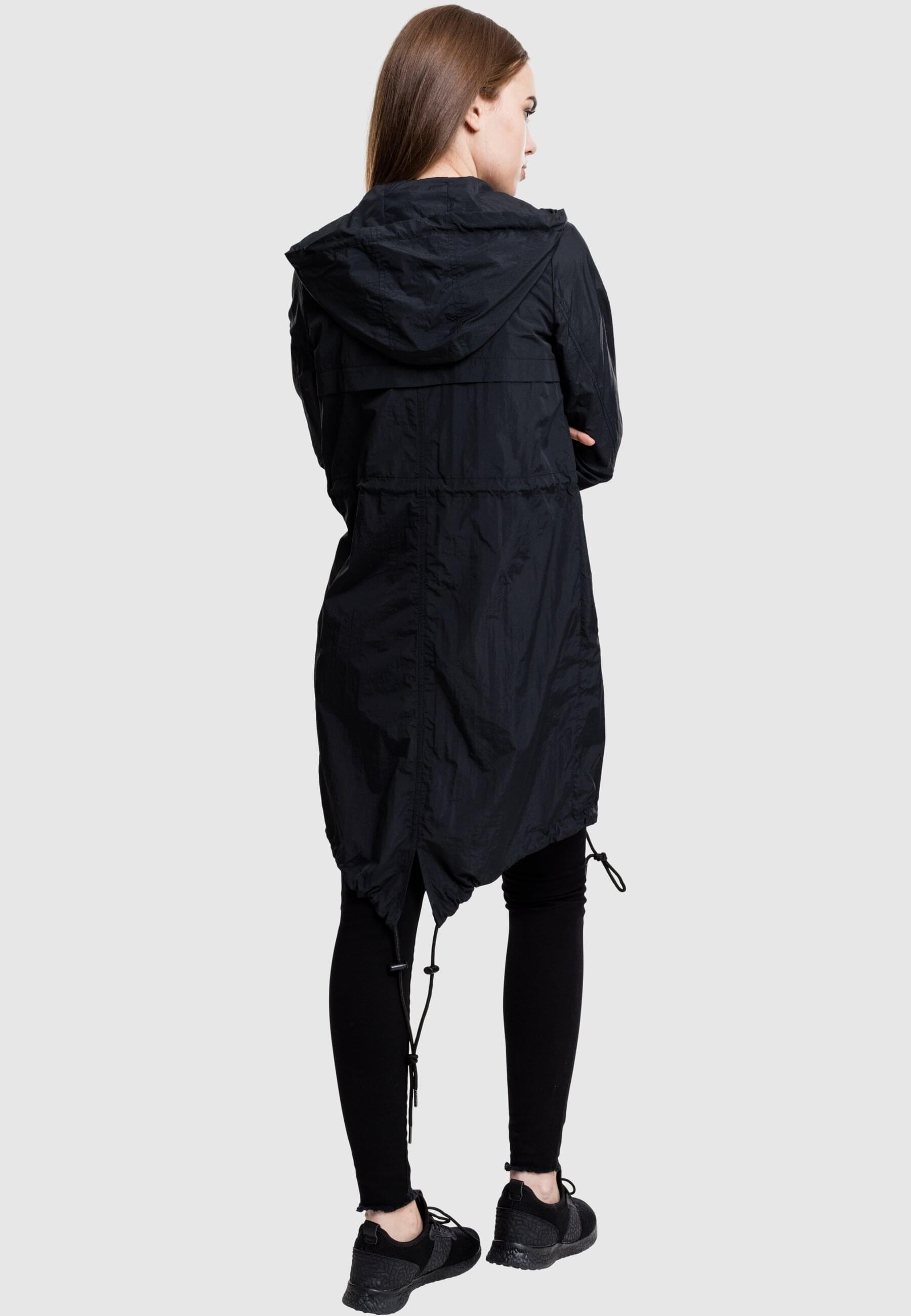 URBAN CLASSICS Parka »Urban Classics Damen Ladies Asymetric Parka«, (1 St.), mit Kapuze