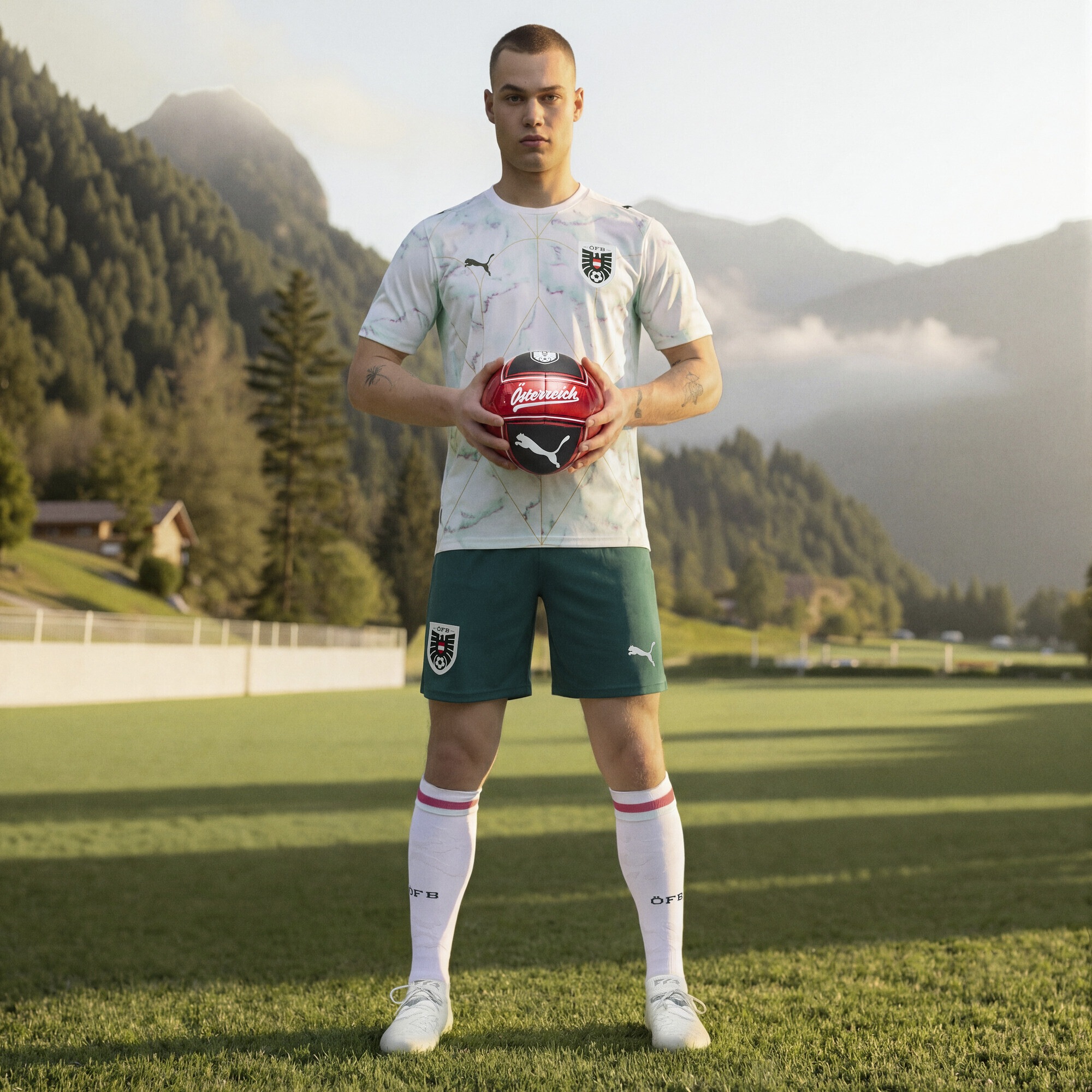PUMA Sporthose "Österreich 2026 Shorts Herren" günstig online kaufen