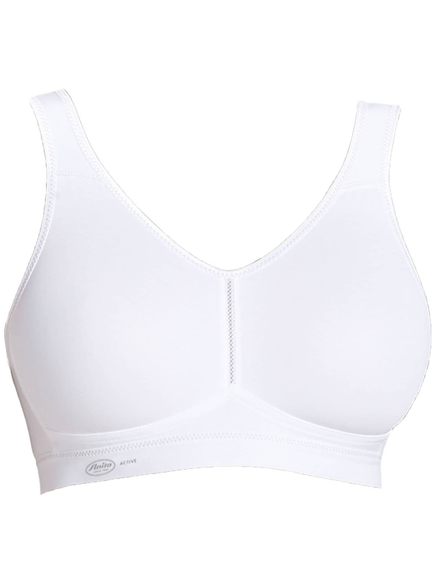 Sport-BH ANITA ACTIVE "Light & Firm", Damen, Gr. 90, Cup A, weiß, Stoff, Obermaterial: 80% Polyamid, 20% Elasthan, clean, matt, Basic, regular fit, BHs Sport-BH, gemoldete Cups, verstellbare Träger, nahtlos, atmungsaktiv