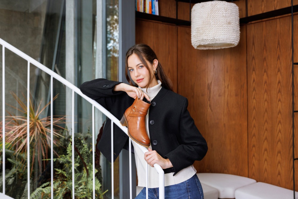 Remonte Stiefelette, Blockabsatz, Herbstmode, Businessschuh mit Innenreißverschluss