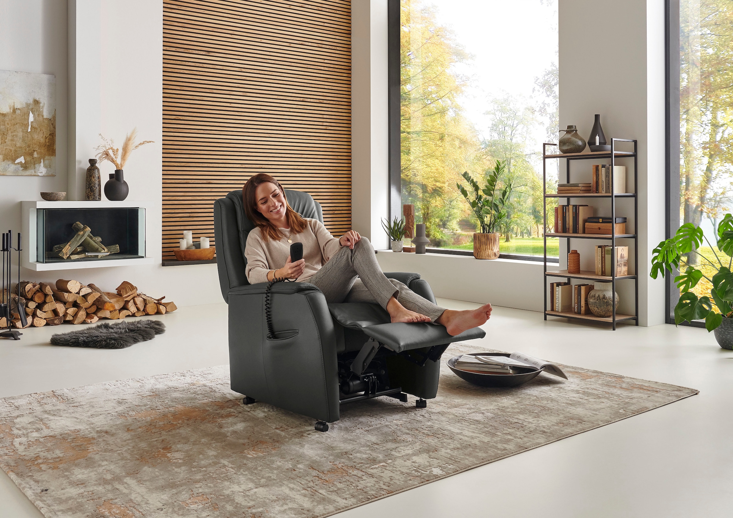 HUKLA Sessel "HU-RV15038" Wahlweise 1- oder 2-motorische Verstellung, inkl. günstig online kaufen