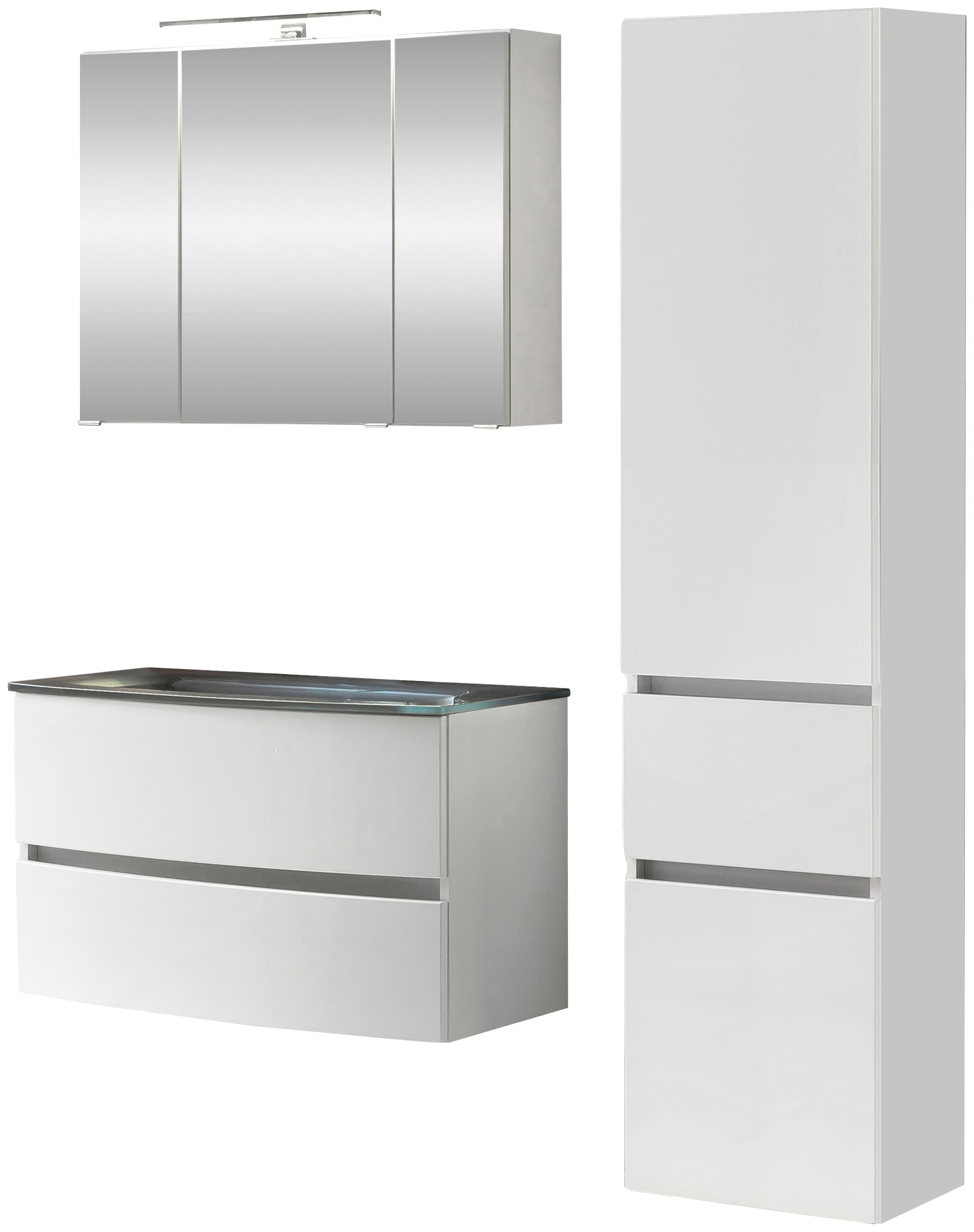 welltime Badezimmer-Set "Kaunas" Set, 3 Stk. tlg. günstig online kaufen