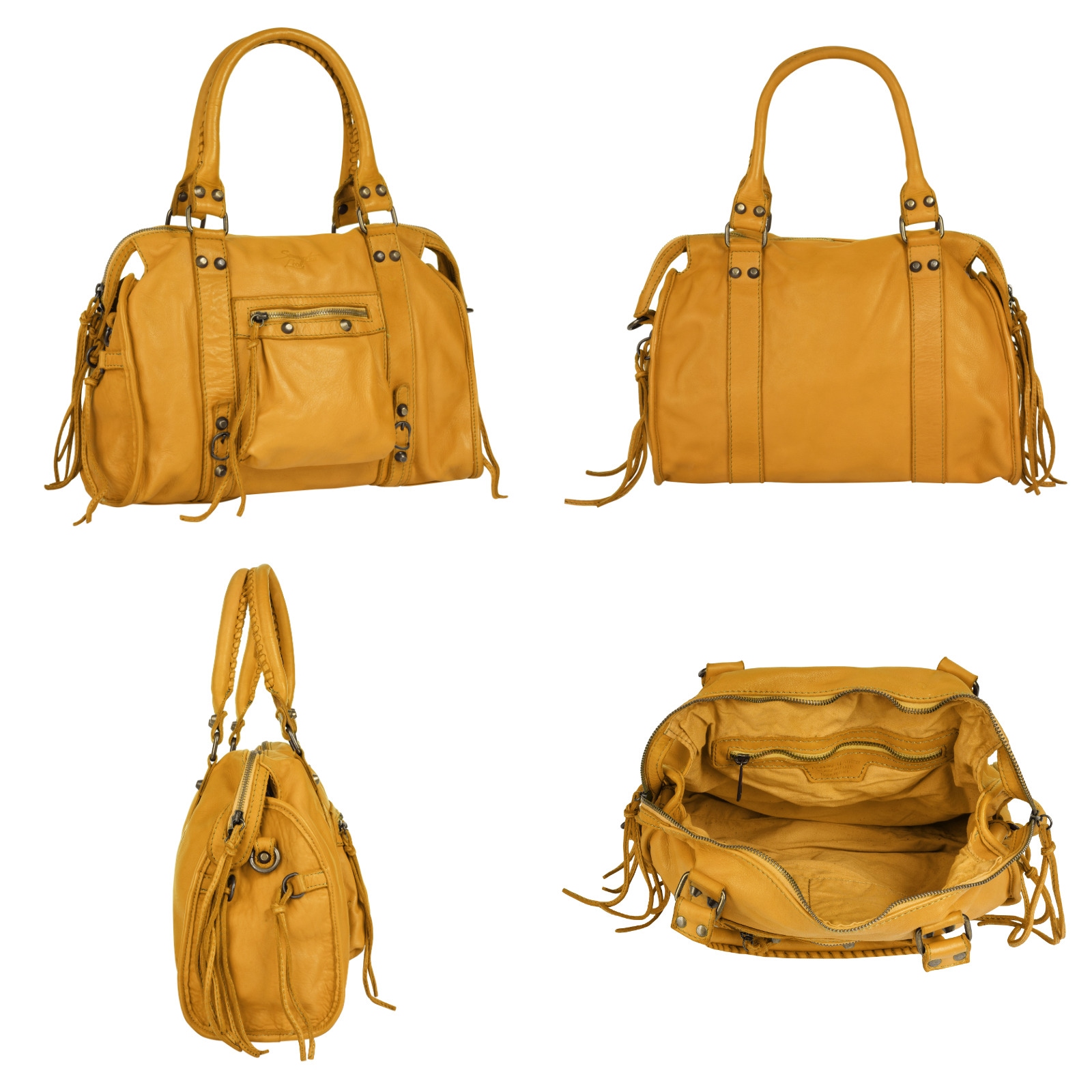Samantha Look Shopper, echt Leder, Made in Italy