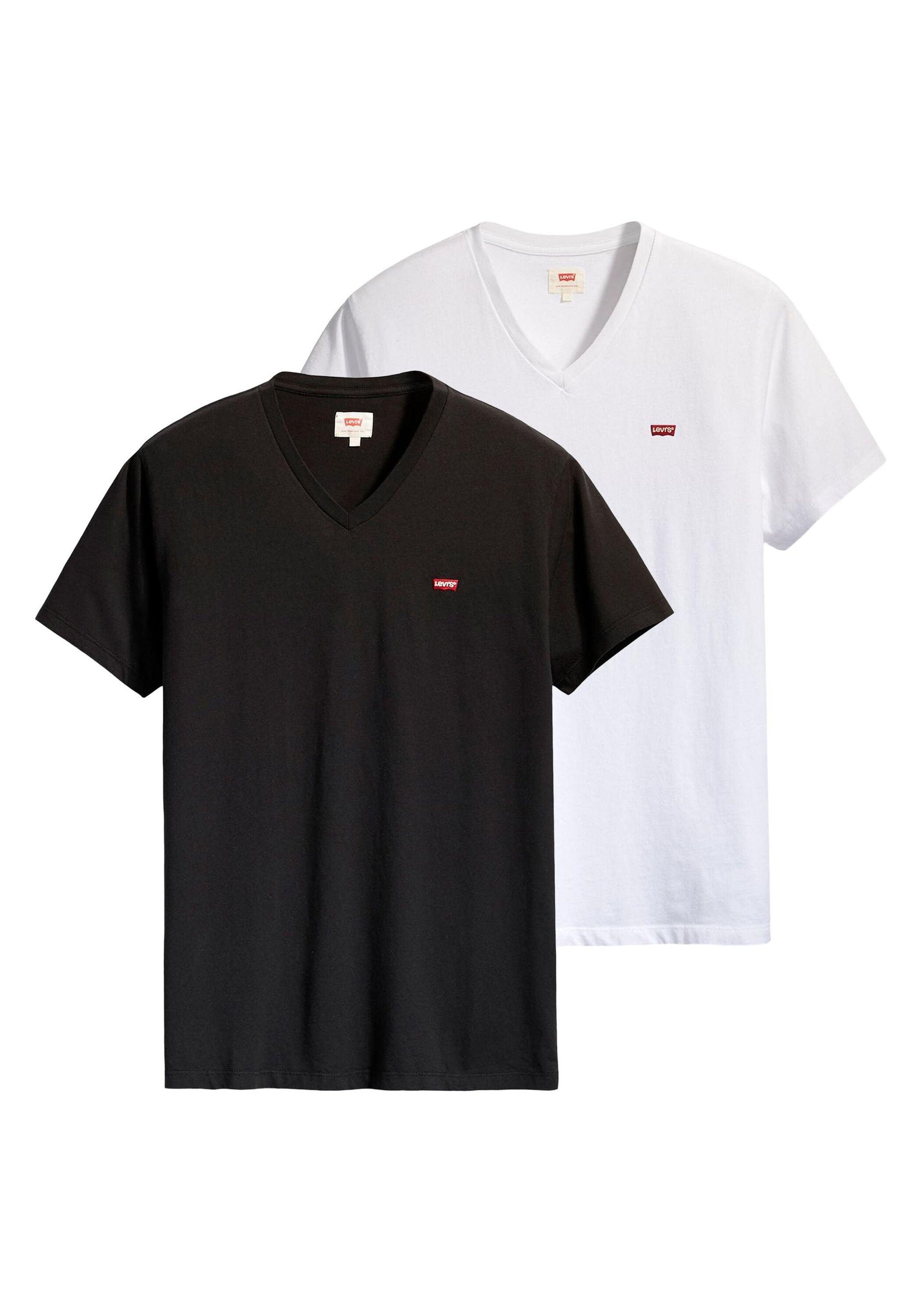 Levis T-Shirt "T-Shirt ORIGINAL HM VNECK 2P 2er Pack" 2