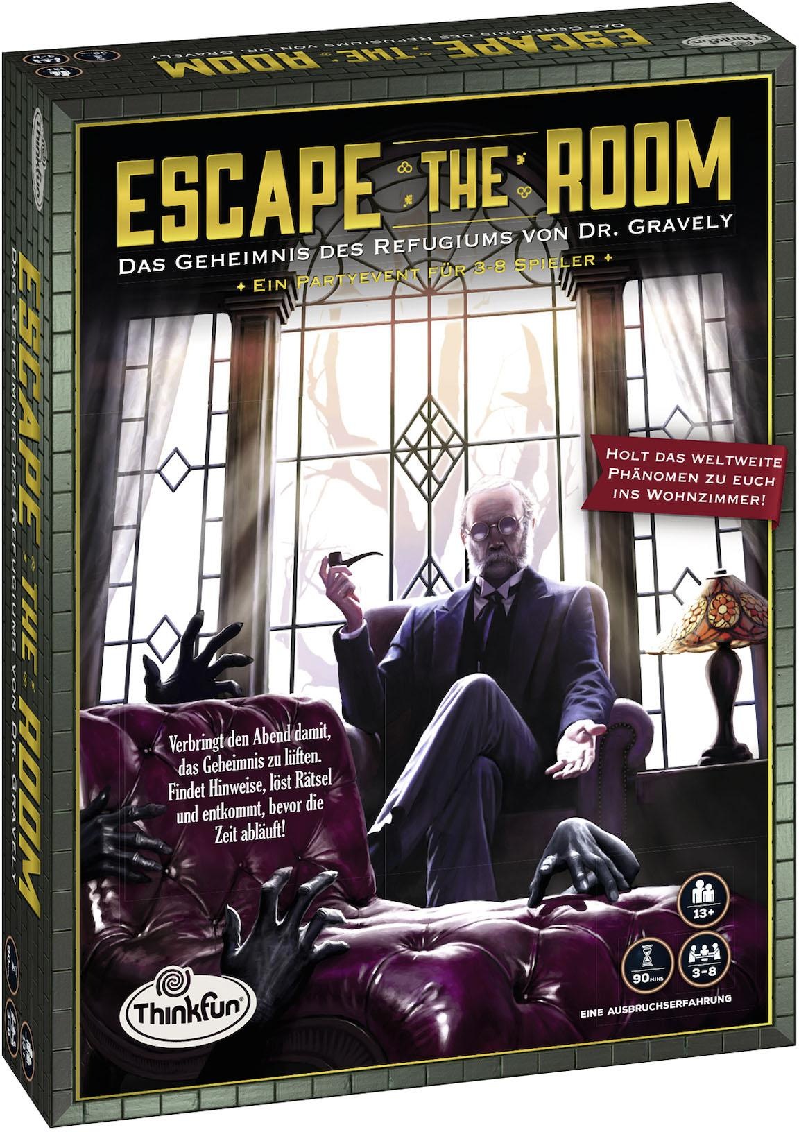 Thinkfun® Spiel »Escape the Room - Das Geheimnis des Refugiums von Dr. Gravely«