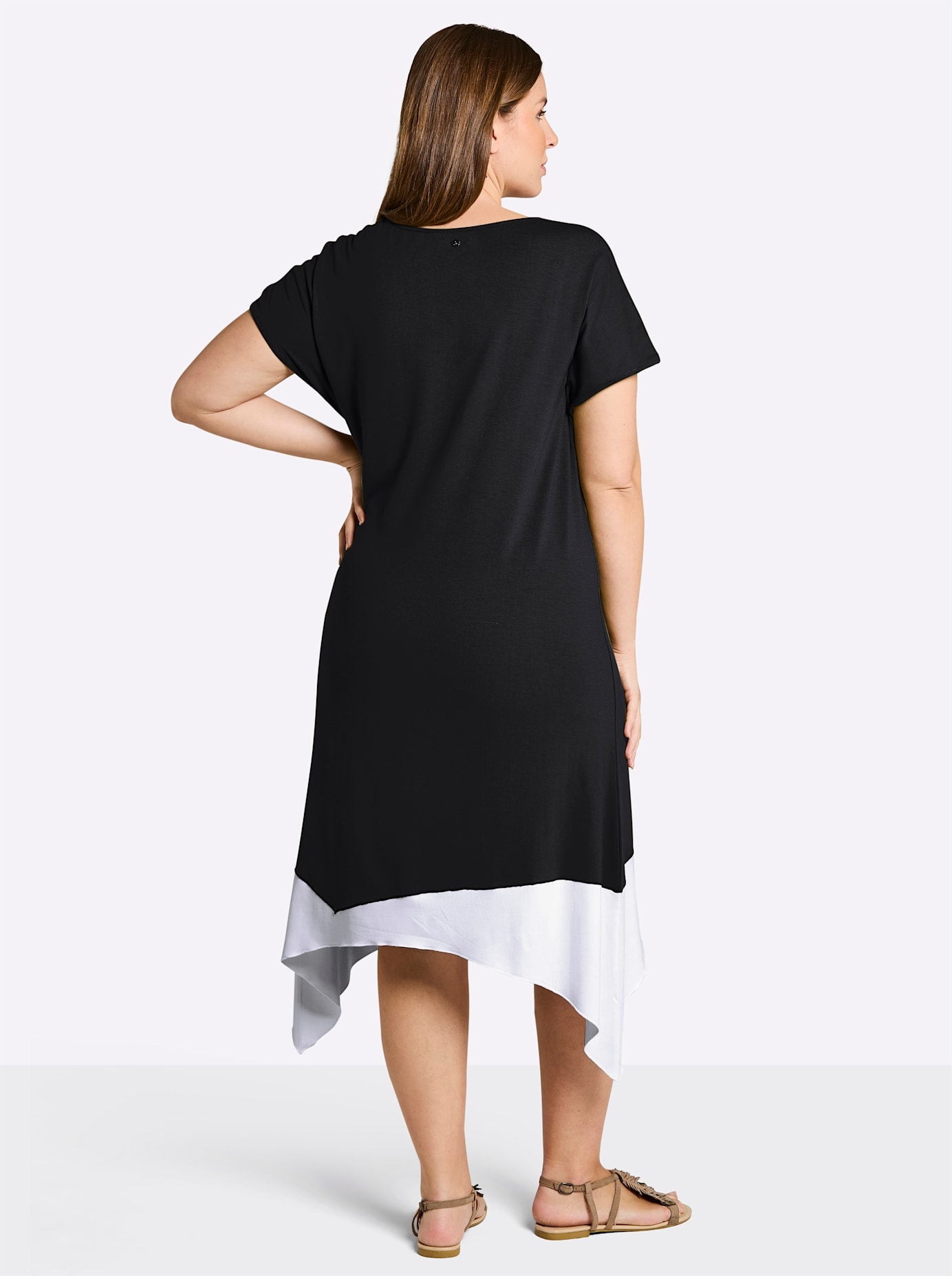 Sheego Jerseykleid »Jersey-Kleid« Ohne Taschen