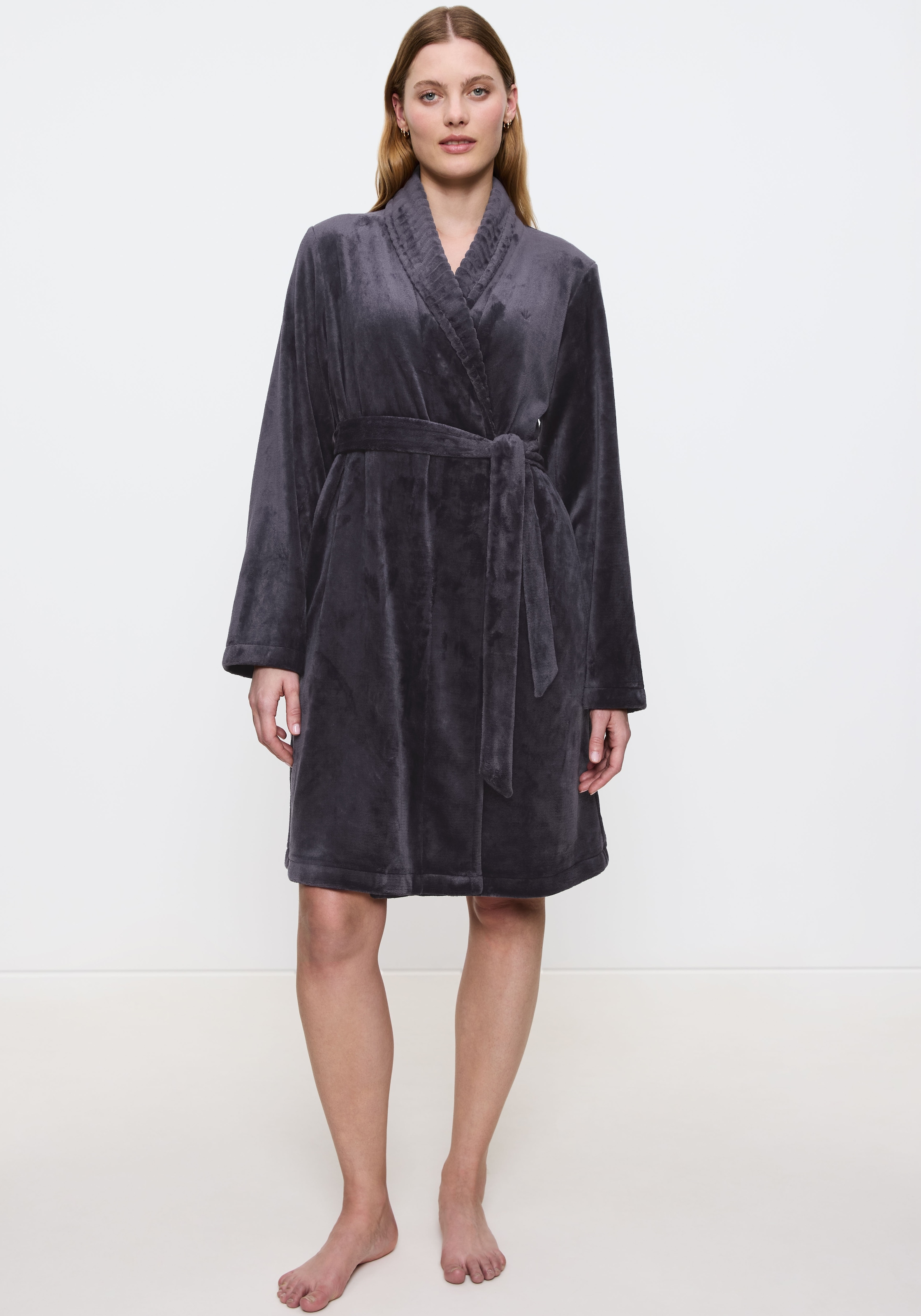 Triumph Morgenmantel "Robes Fleece Robe 01", 2 Stk. warmer Morgenmantel günstig online kaufen