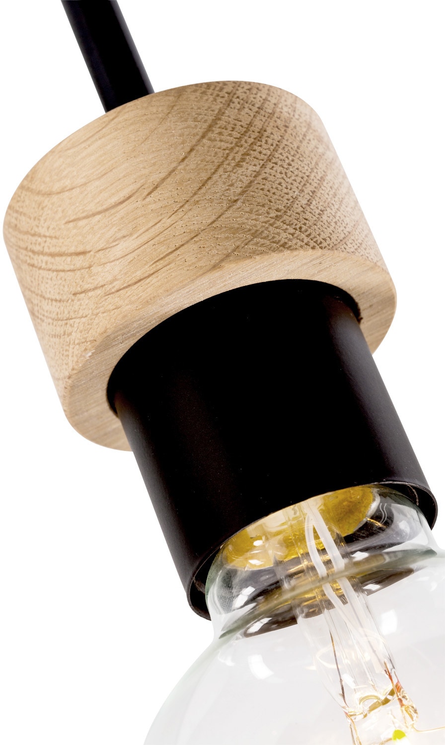 BRITOP LIGHTING Deckenleuchte »CHANDELLE«, 1 mit | Naturprodukt Eichenholz, aus Nachhaltig BAUR FSC®-Zertifikat flammig-flammig