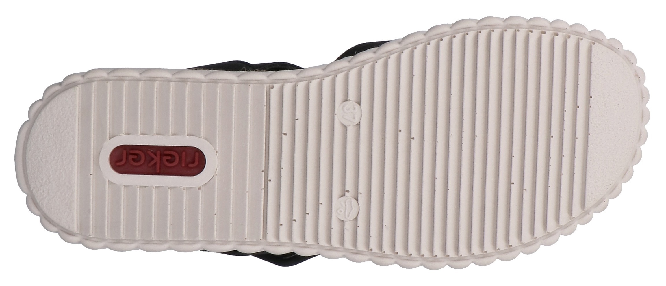 Thumbnail - Rieker Sandale Sommerschuh, Strandschuh, Urlaubsschuh mit Bastumrahmung