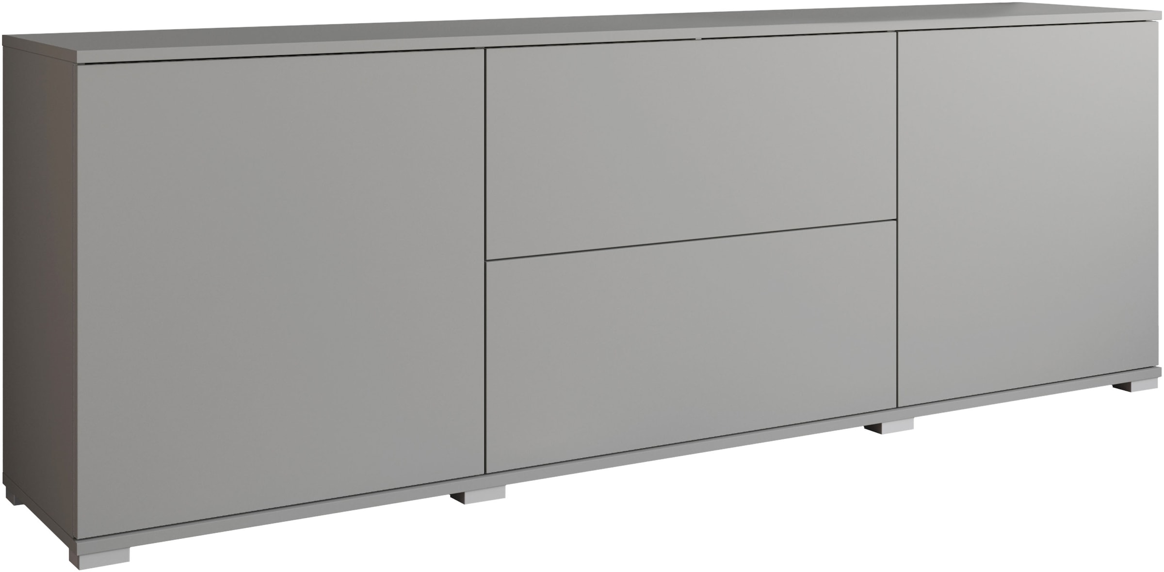 INOSIGN Lowboard »Kenia«, (1 St.), 2 Türen, 2 Schubladen, Breite 180 cm, höhenverstellbare Einlegeböden