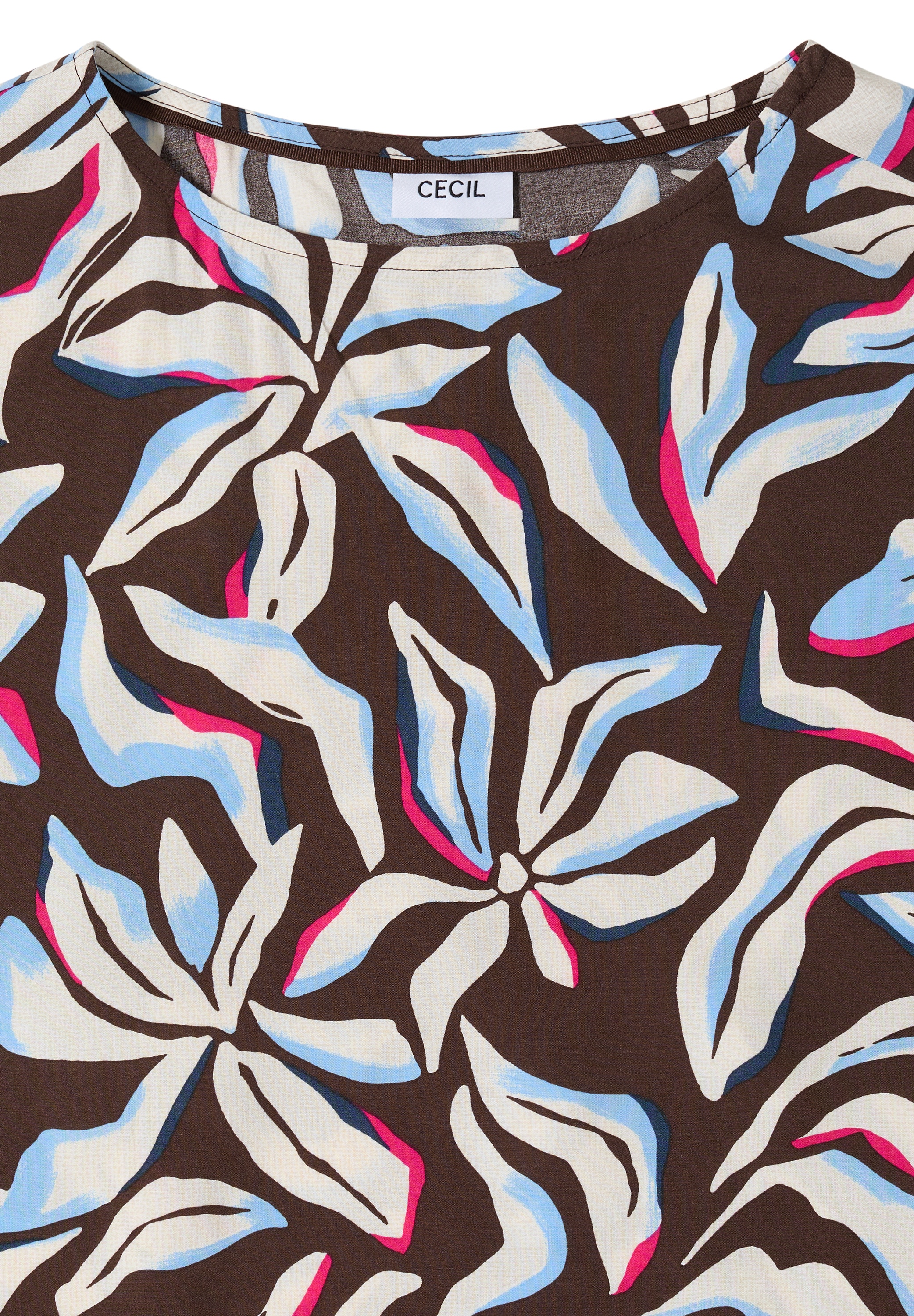 Cecil Kurzarmbluse aus softer Viskose