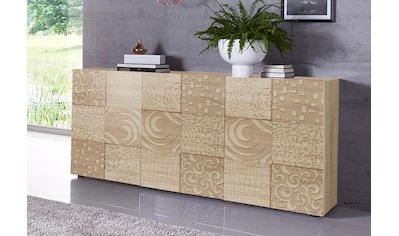 Sideboard »Miro«, Breite 181 cm mit dekorativem Siebdruck