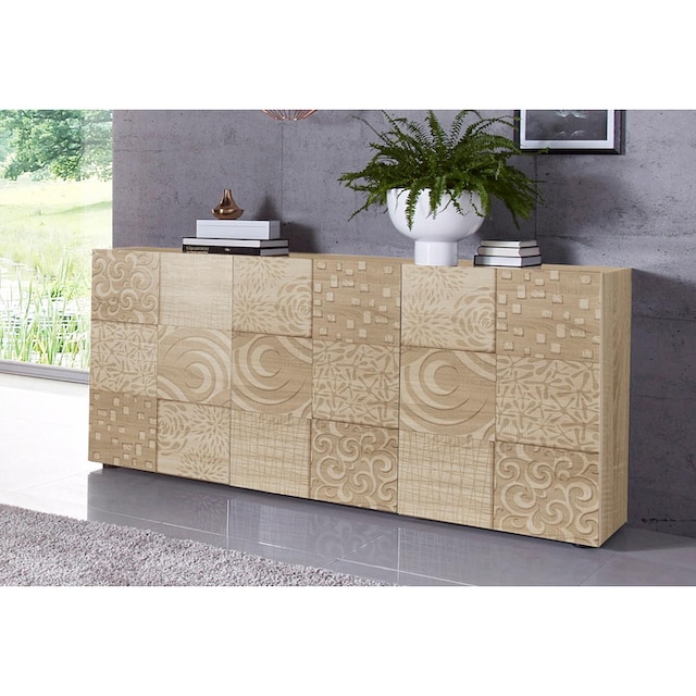 LC Sideboard »Miro«, Breite 181 cm mit dekorativem Siebdruck | BAUR