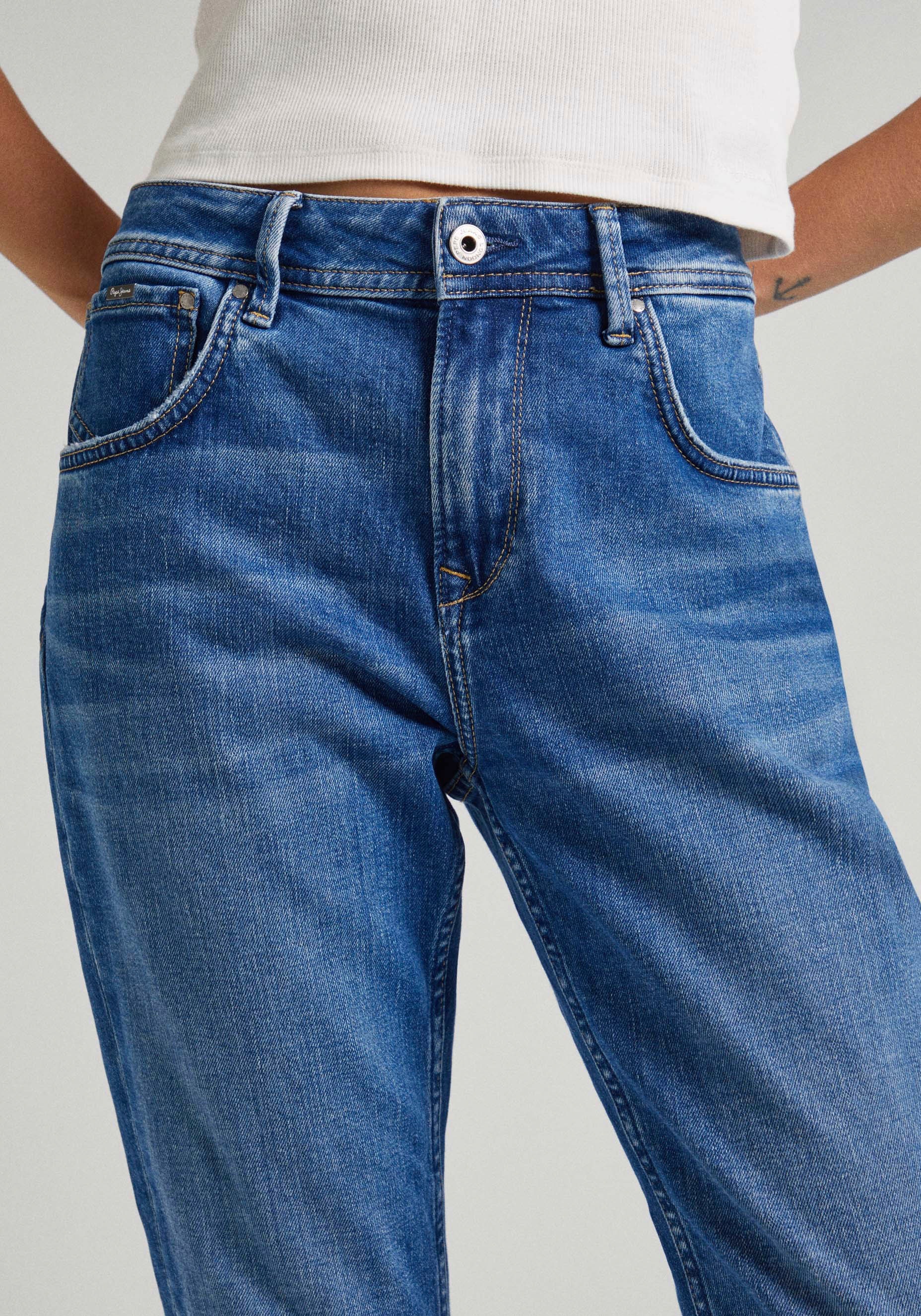 Thumbnail - Pepe Jeans Boyfriend-Jeans "VIOLET" im lässigen Boyfriend-Style