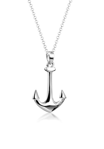 Kette mit Anhänger »Anker Anhänger Symbol Maritim Anchor 925 Silber«