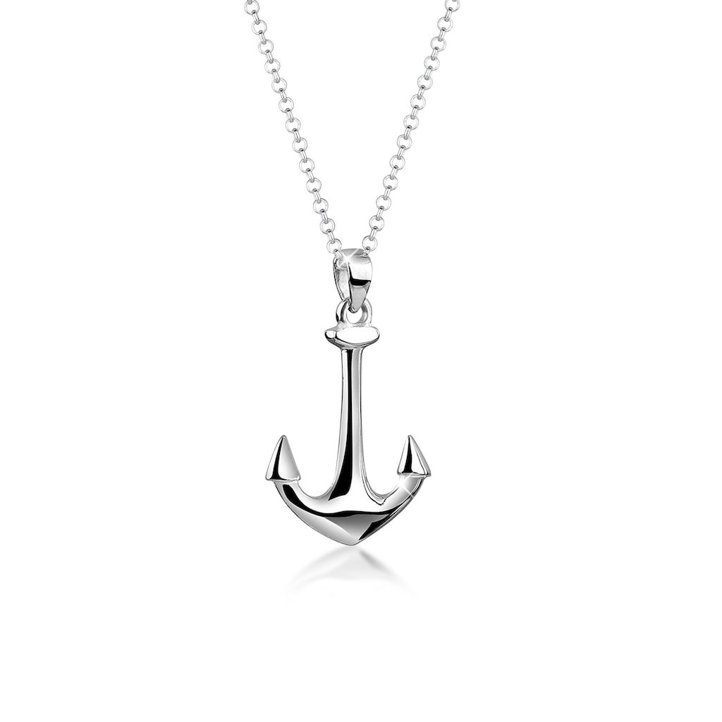 Nenalina Kette mit Anhänger »Anker Anhänger Symbol Maritim Anchor 925 Silber«