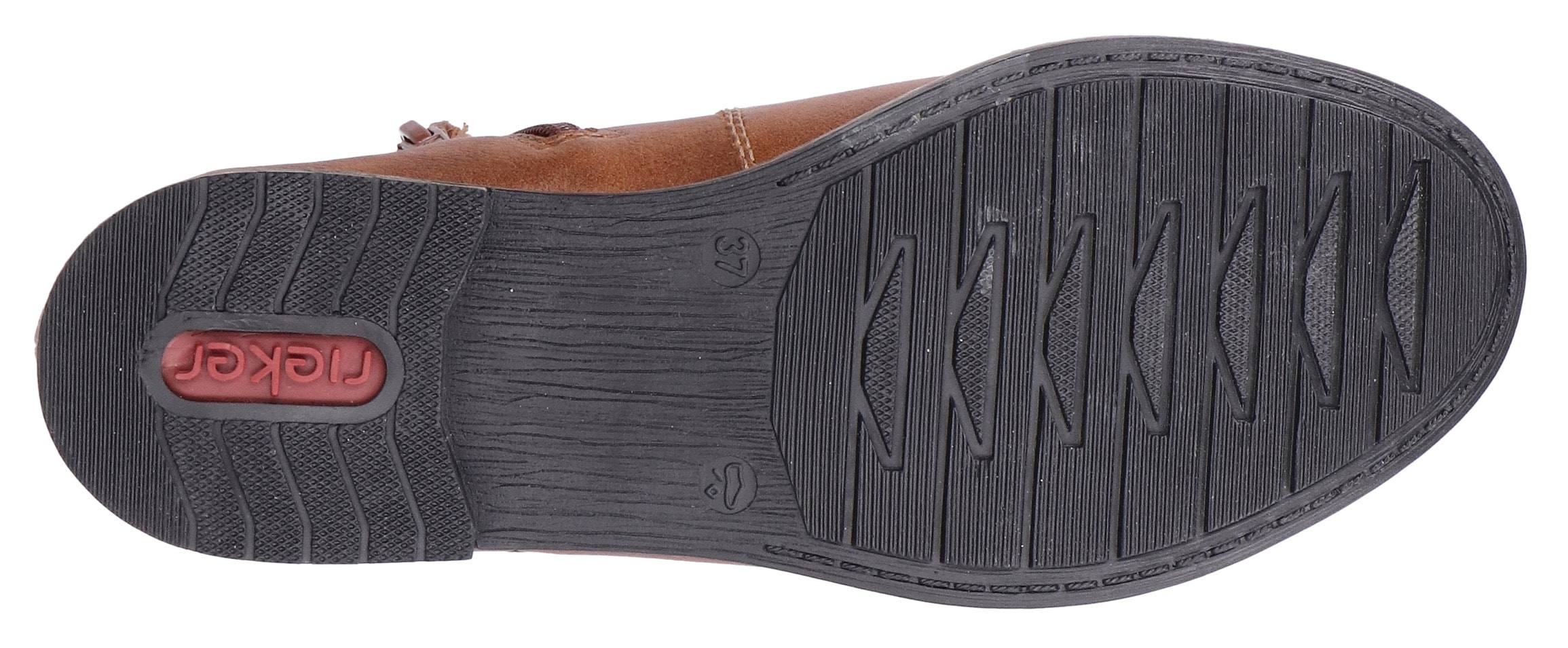 Rieker Chelseaboots, Schlupfboots, Stiefelette, Blockabsatz, mit wärmendem Textilfutter