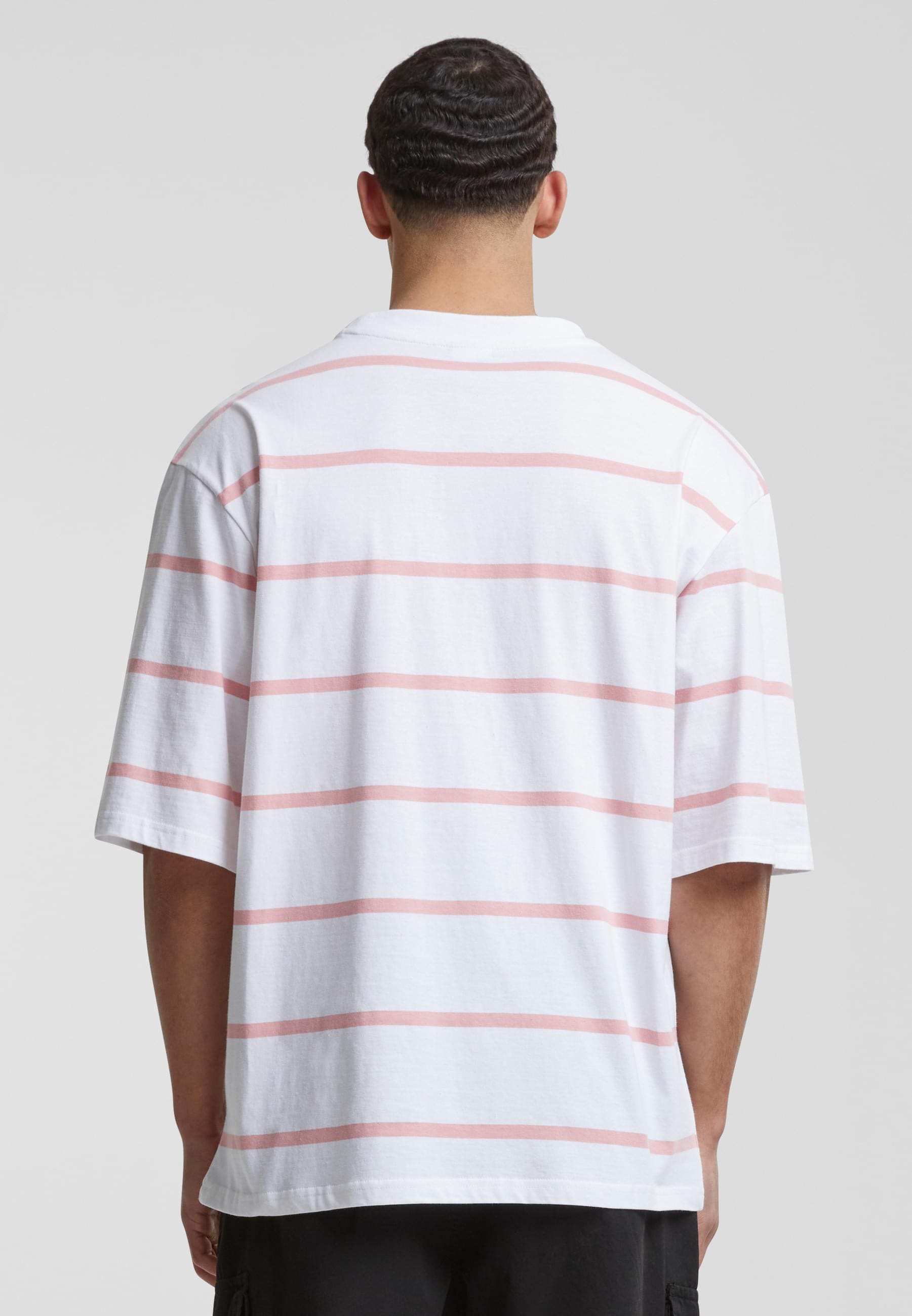 URBAN CLASSICS T-Shirt »Urban Classics Herren Oversized Sleeve Modern Stripe Tee«, (1 tlg.)