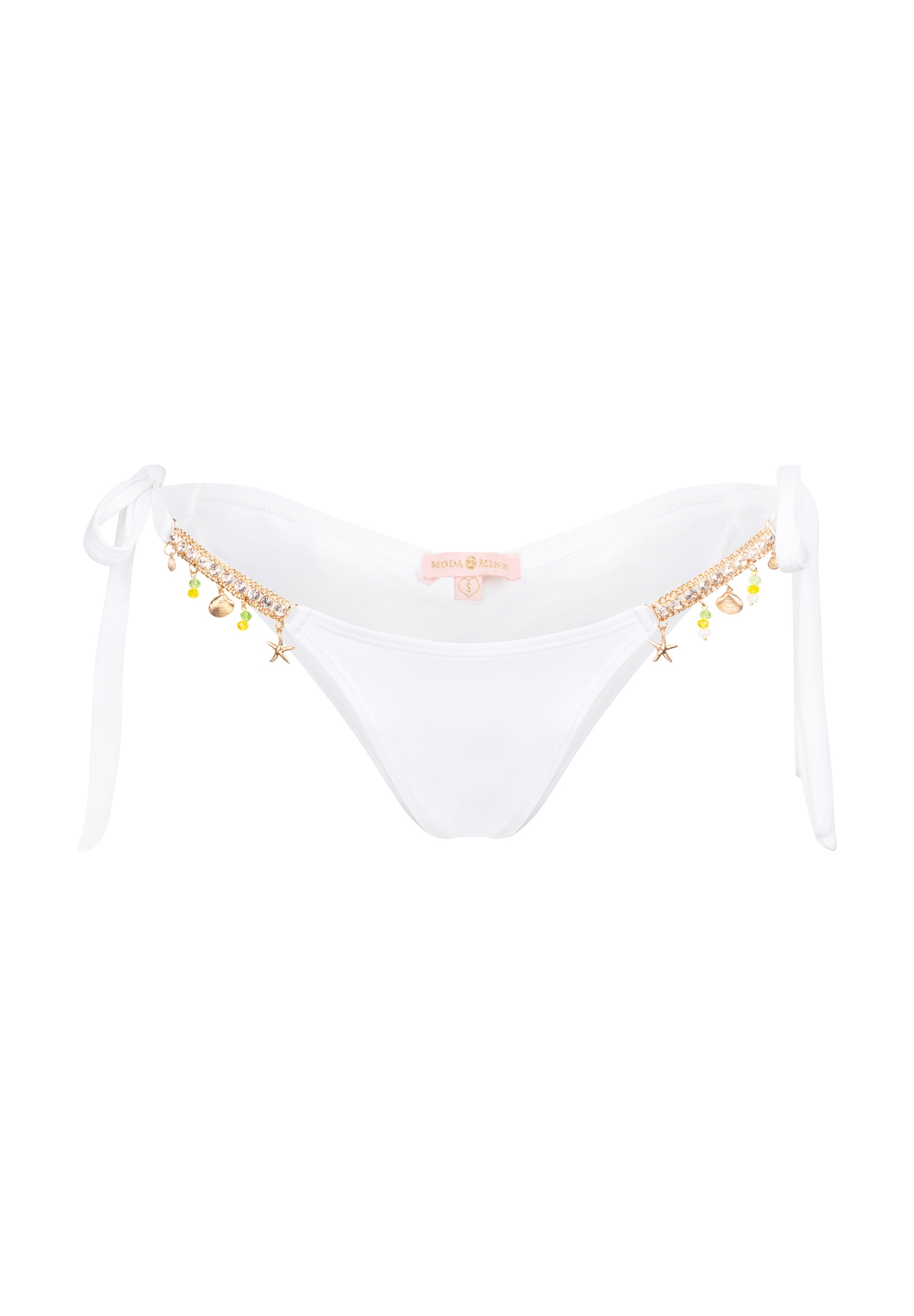 Moda Minx Bikini-Hose »Seychelles Tie Side Brazilian«, mit wunderschönen, kleinen Anhängern