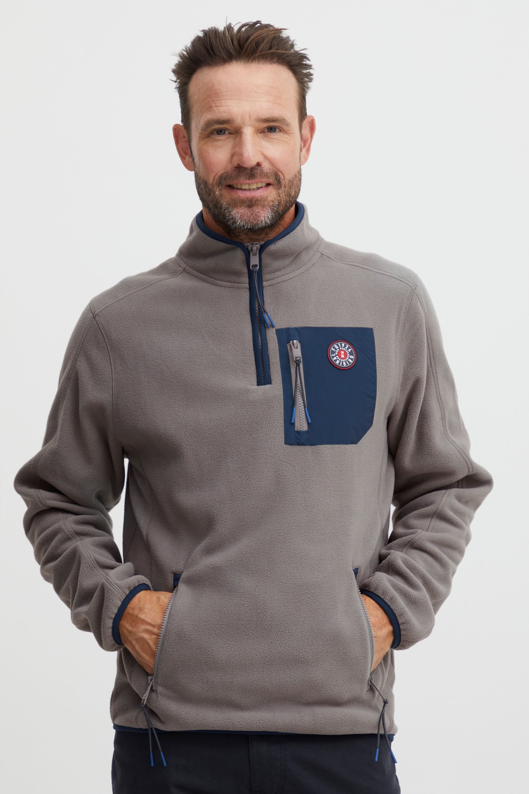 FQ1924 Strickfleece-Pullover "Fleecejacke FQLucas" günstig online kaufen