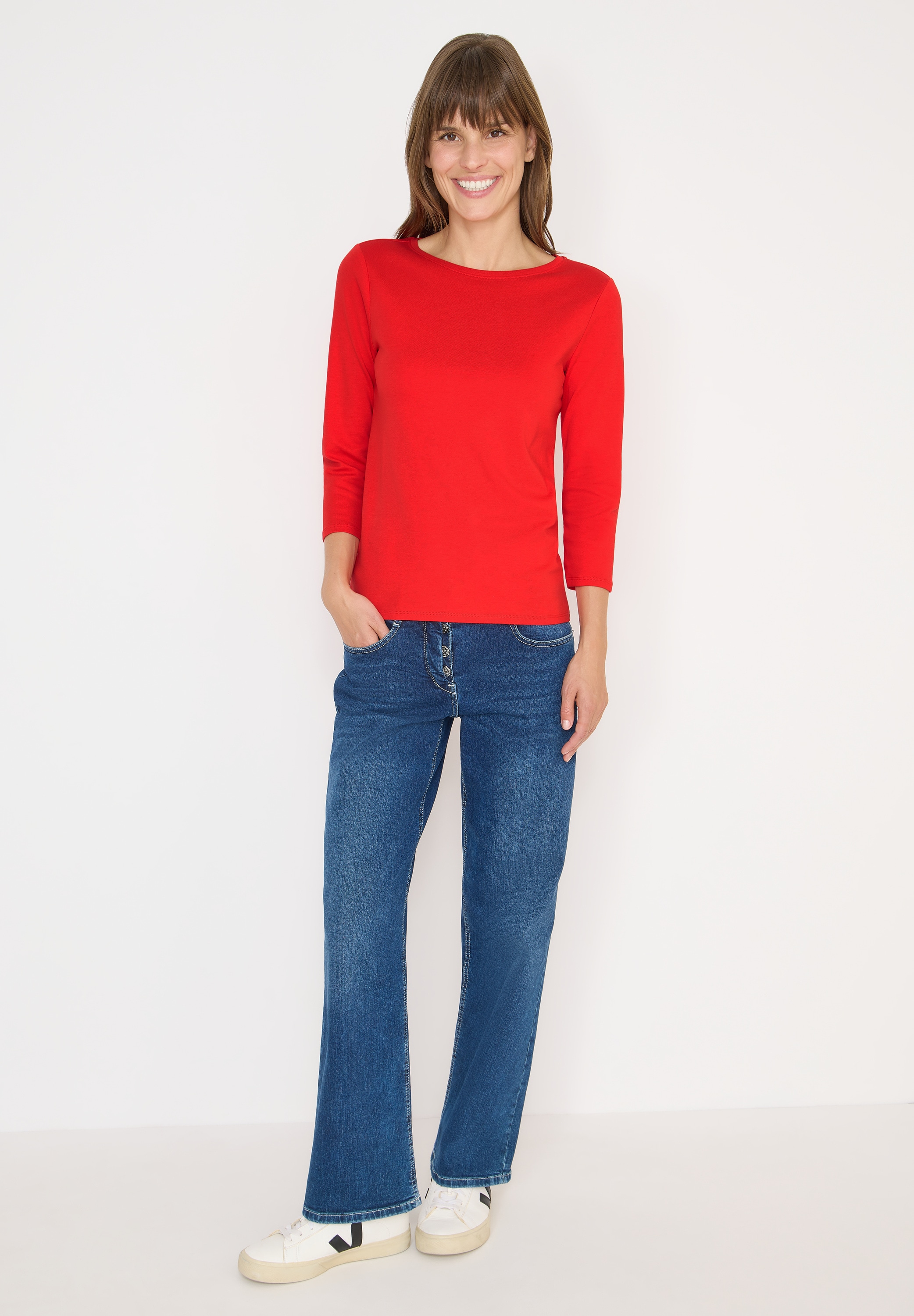 Cecil 3/4-Arm-Shirt mit 3/4 Ärmeln