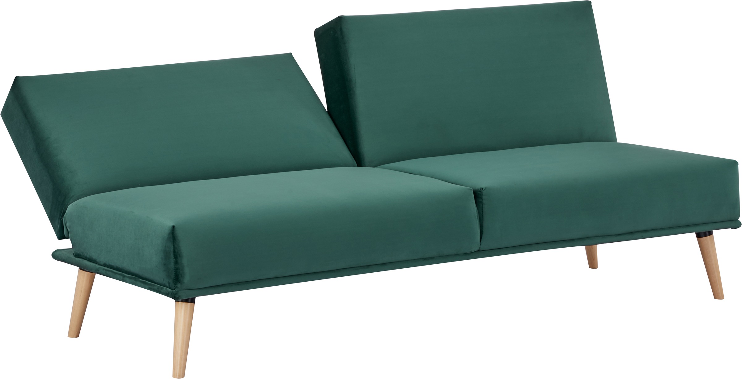 INOSIGN Schlafsofa »TRIPTON, 181 cm, klappbarer 3-Sitzer mit Schlaffunktion,«, verstellbarer geteilter Rücken