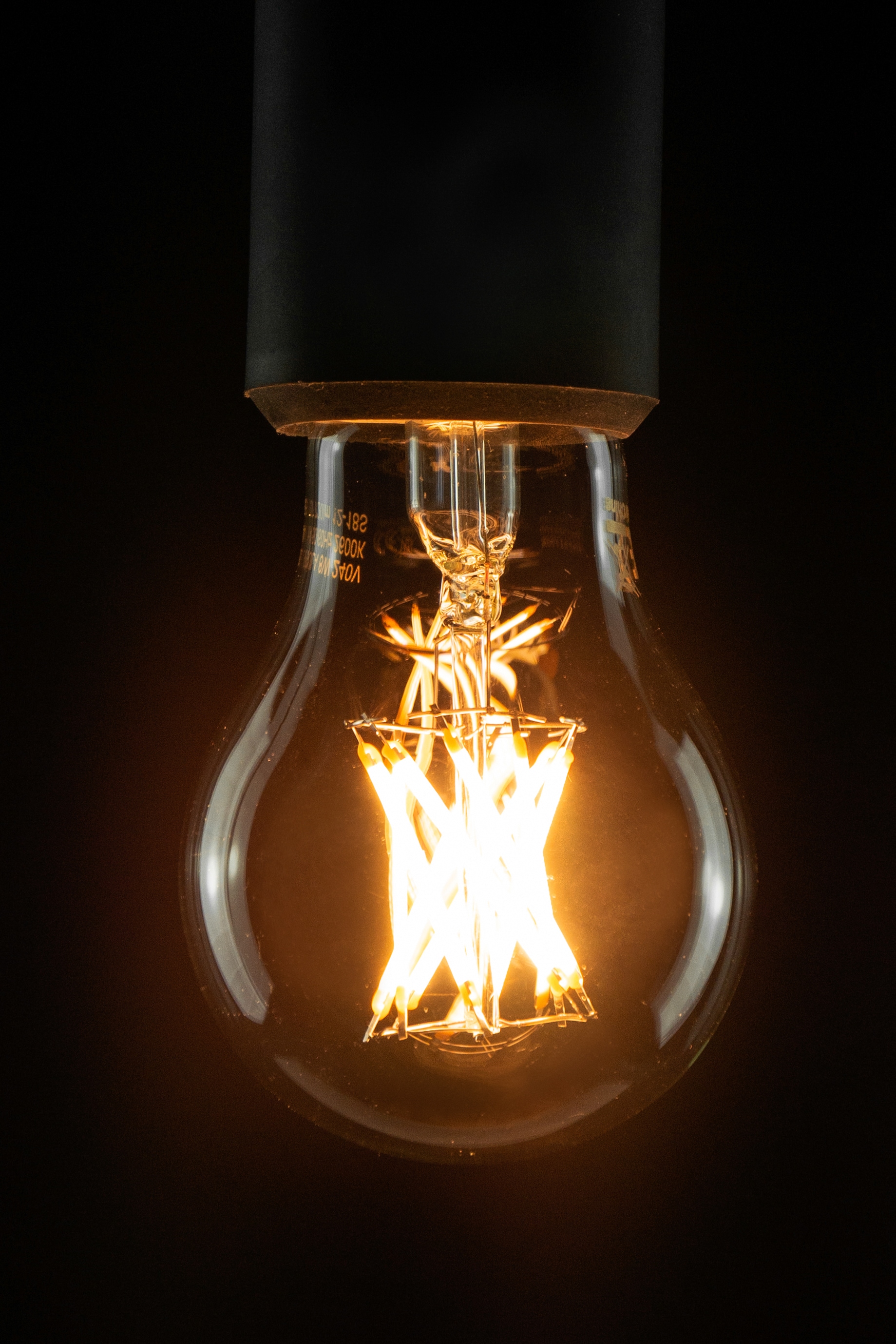SEGULA LED-Leuchtmittel »LED Glühlampe klar«, E27, Warmweiß, dimmbar, E27, Glühlampe klar, 2700K, 650Lumen