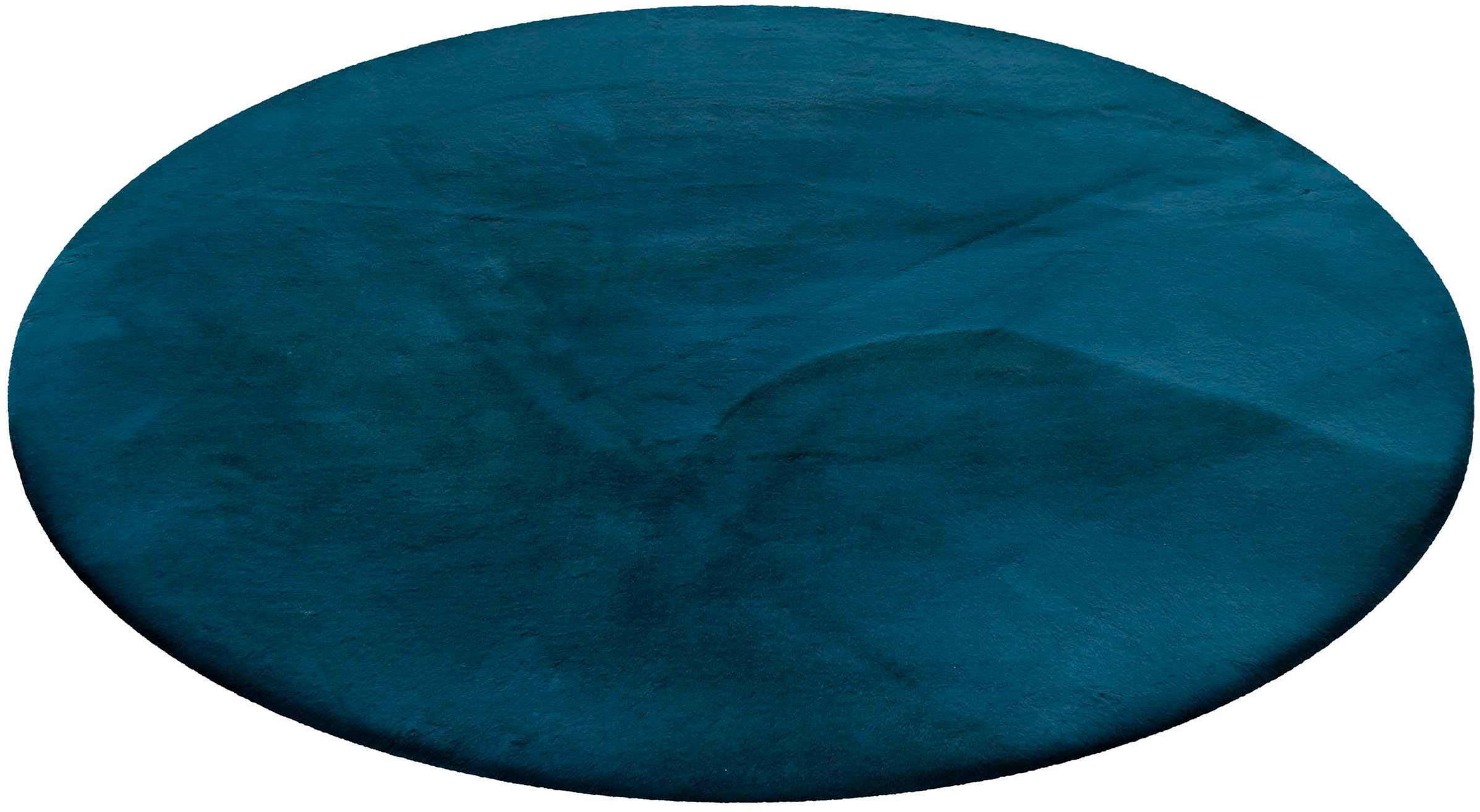 Esprit Hochflor-Teppich »Alice ESP-4377 Kunstfell«, rund, 25 mm Höhe, Kaninchenfell-Haptik, besonders weich und dicht, für alle Räume