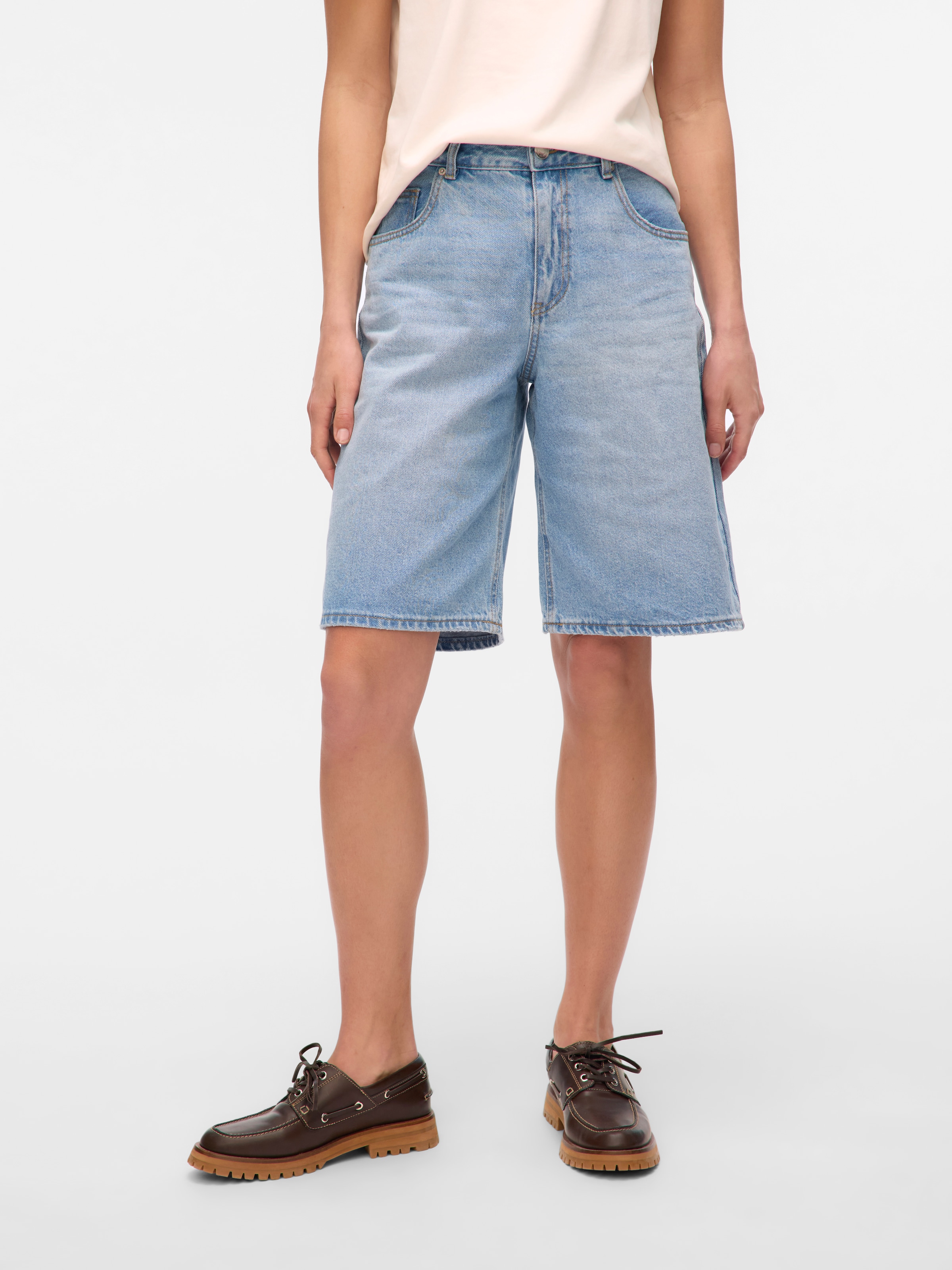 Vero Moda Jeansshorts "VMRAILA MR DENIM JORTS NOOS" Baumwolle, loose fit günstig online kaufen