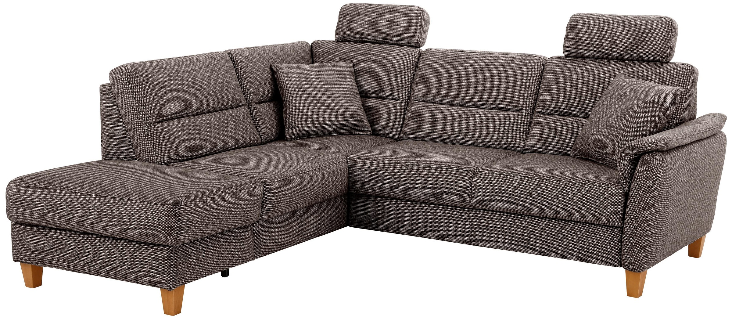 Thumbnail - Home affaire Ecksofa "Palmera L-Form, B: 236 cm", optional Bettfunktion & Bettkasten, Federkern