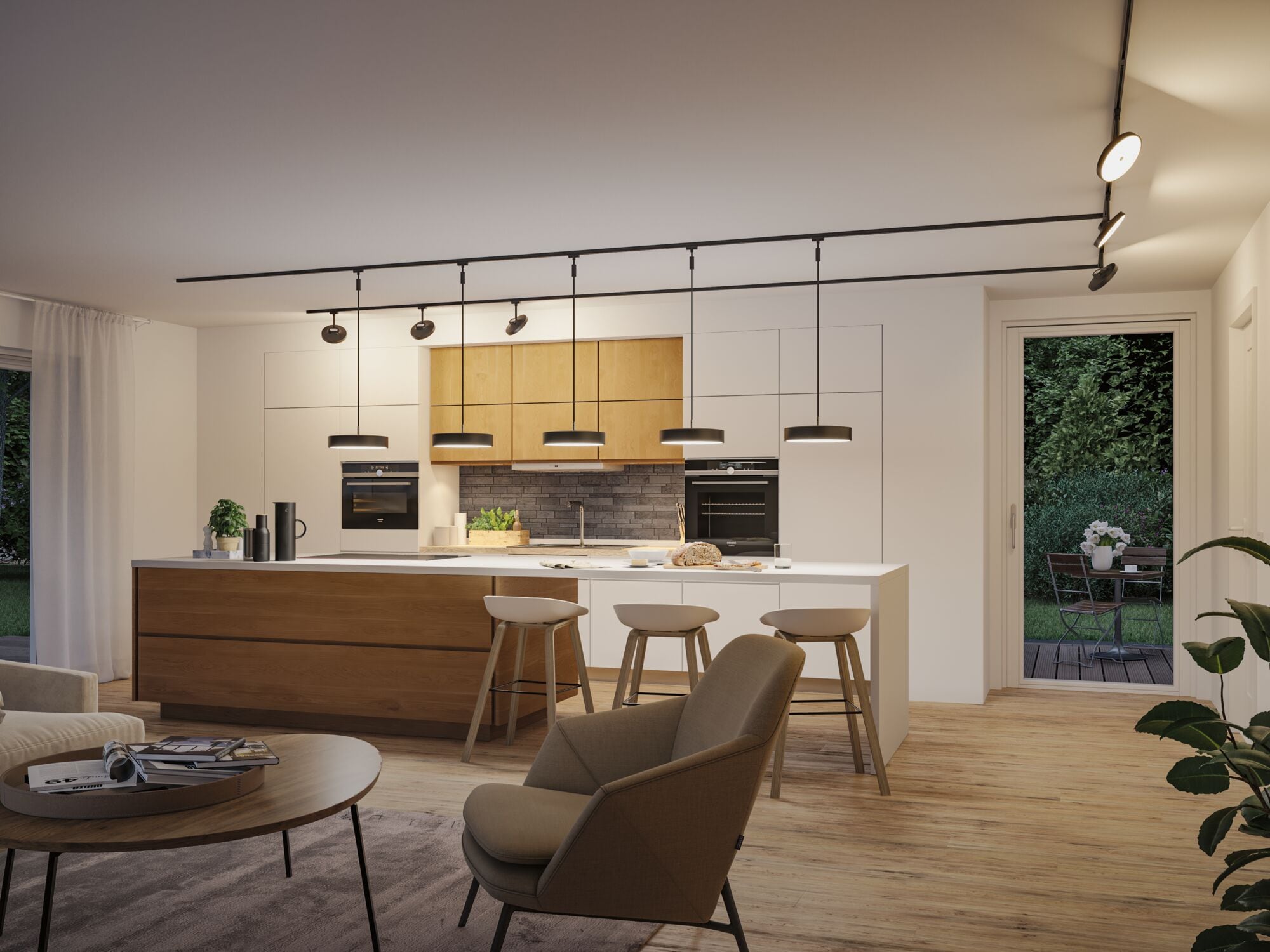 Paulmann Schienensystem-Leuchten »Hildor 500lm 7,5W RGBW+ dimmbar 230V« LED-Modul 1 Stk. Tageslichtweiß Smart Home