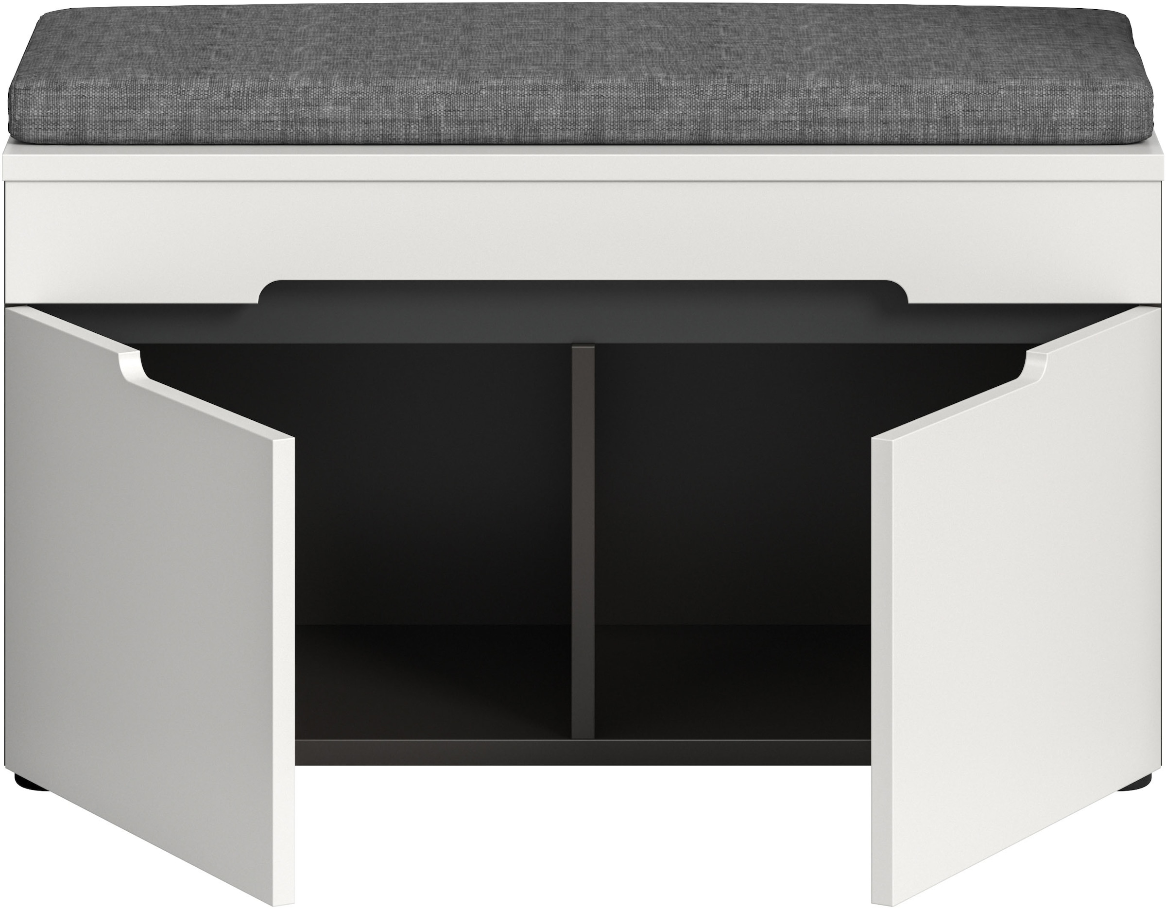 INOSIGN Sitzbank »REHAT, TOPSELLER!, Breite 80cm, 2 Türen, 2 Fächer inkl. Sitzkissen« in verschiedenen Farben erhältlich, 2 Stk. tlg. Garderobenbank, Flurbank, Dielenbank, Bank mit Stauraum, Bank