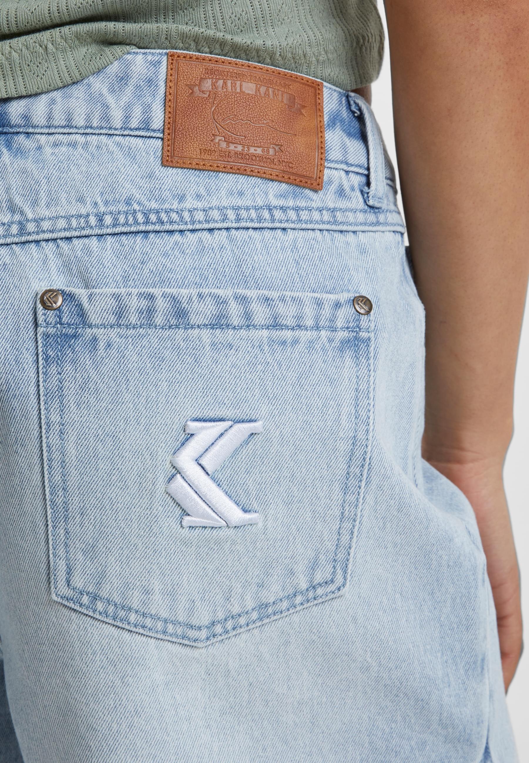 Karl Kani Shorts »Karl Kani Damen Karl Kani OG Slit Denim Shorts«, (1 tlg.)