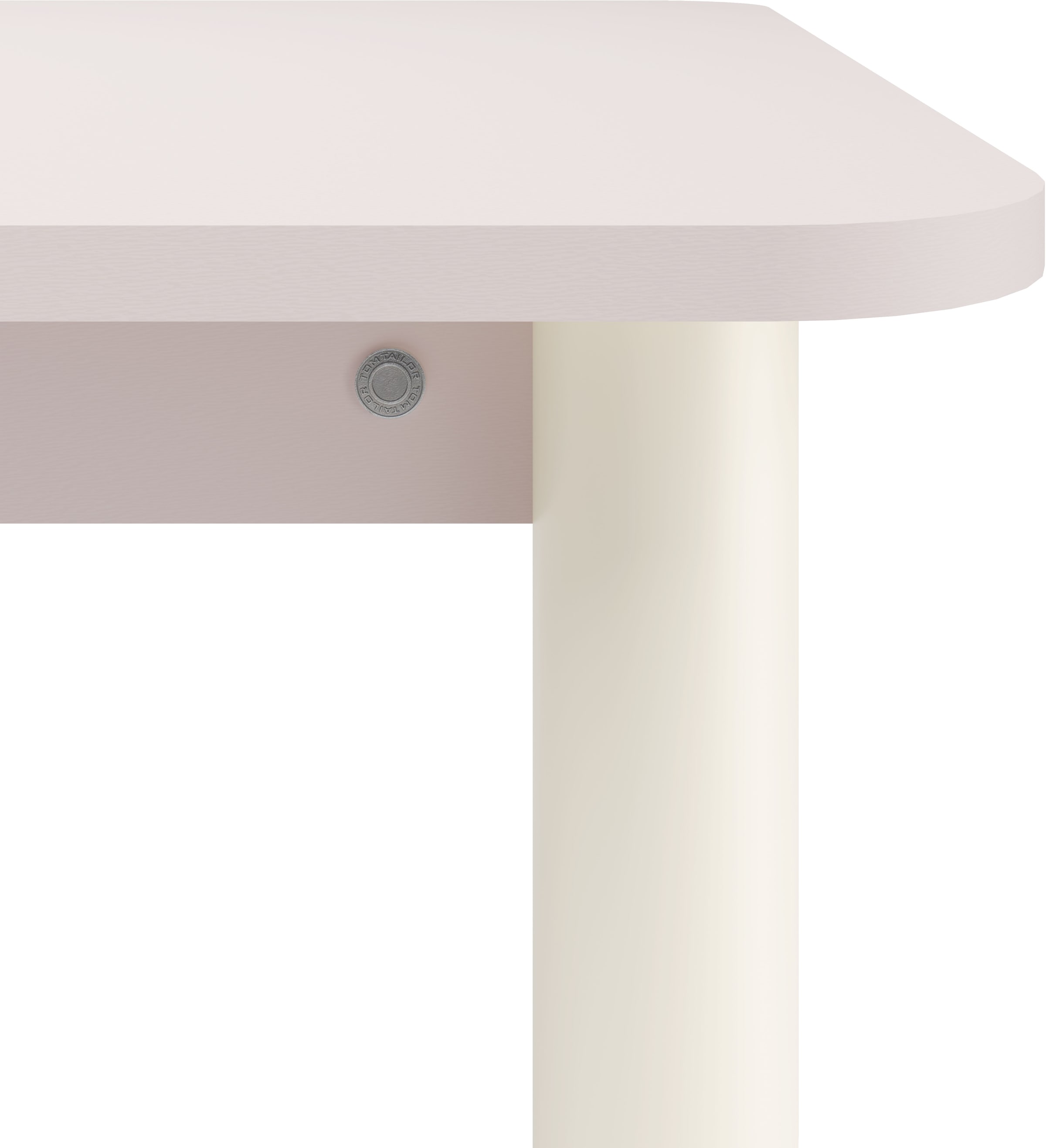 TOM TAILOR HOME Esstisch »COLOR TABLE«, (1 St.), Esstisch, 4-Fuß, 3 Größen, 3 Dekorfarben, 4 Fußfarben, ABS-Kante