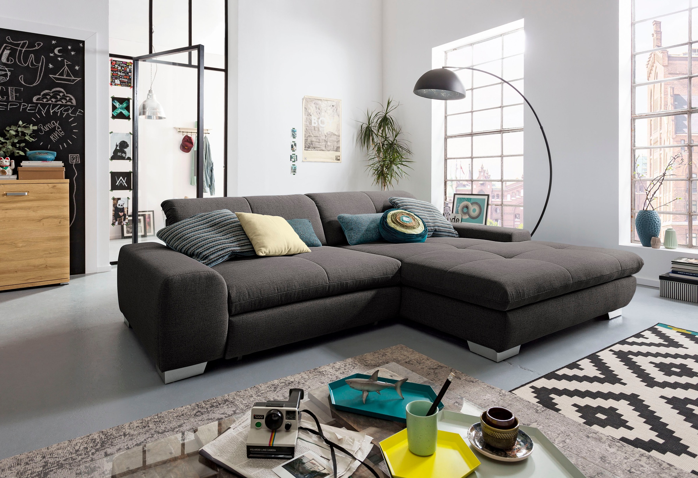 set one by Musterring Ecksofa "SO 1200 inkl. Sitztiefen- & Rückenverstellun günstig online kaufen