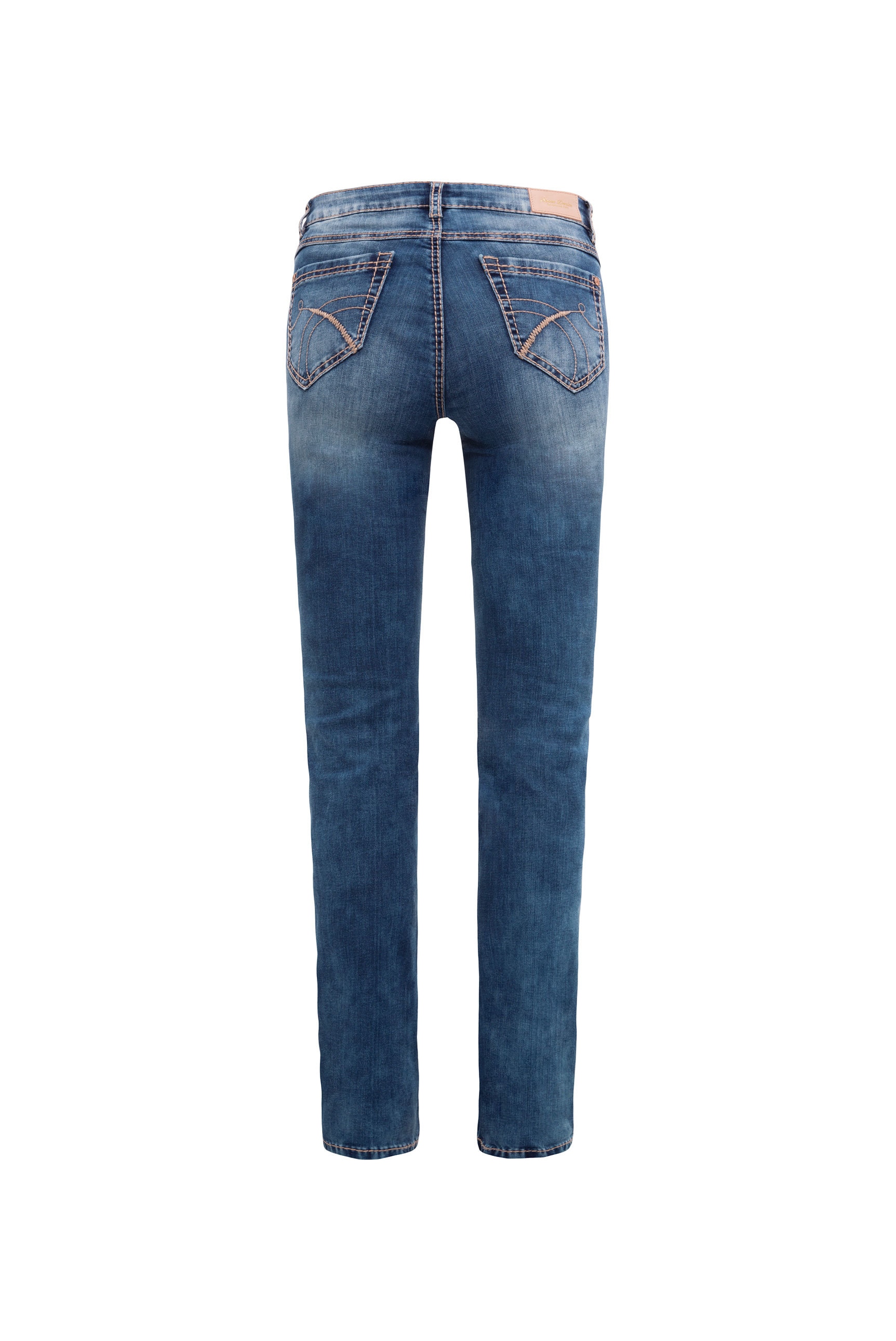 SOCCX Regular-fit-Jeans, mit Turn-Up Saum