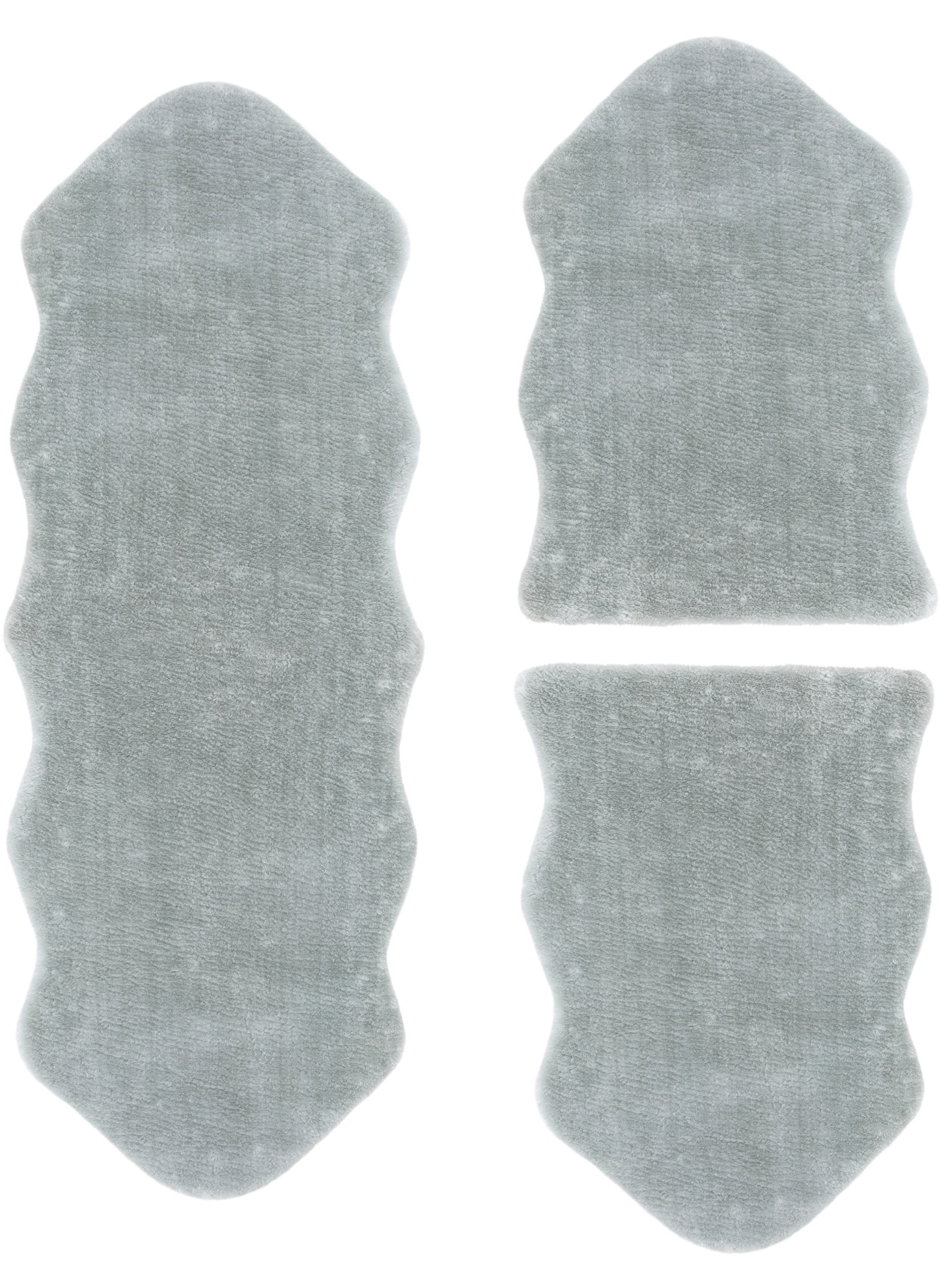 Andiamo Bettumrandung "Bettvorleger Lamm Fellimitat" Höhe 20 mm 3 Stk. tlg. günstig online kaufen