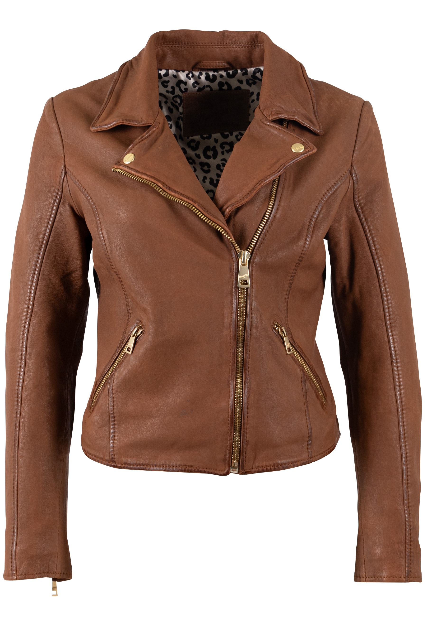 Mauritius Lederjacke »MWInessa«, mit Reverskragen