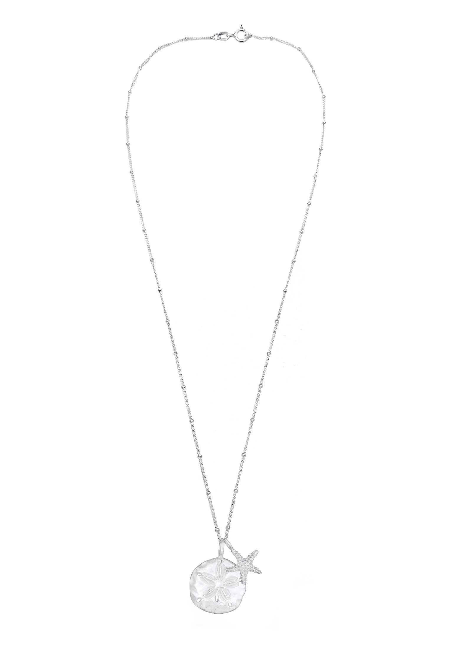 Elli Kette mit Anhänger »Blume Seestern Maritim 925 Sterling Silber«