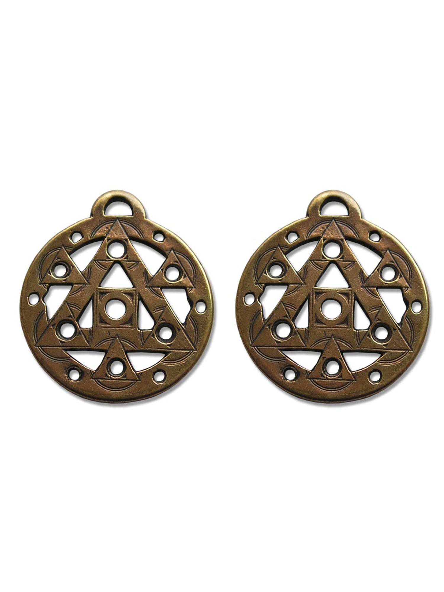 Adelia´s Amulett »Anhänger Alte Symbole Talisman« Kreis im Quadrat Für Lösungen von schwierigen Problemen