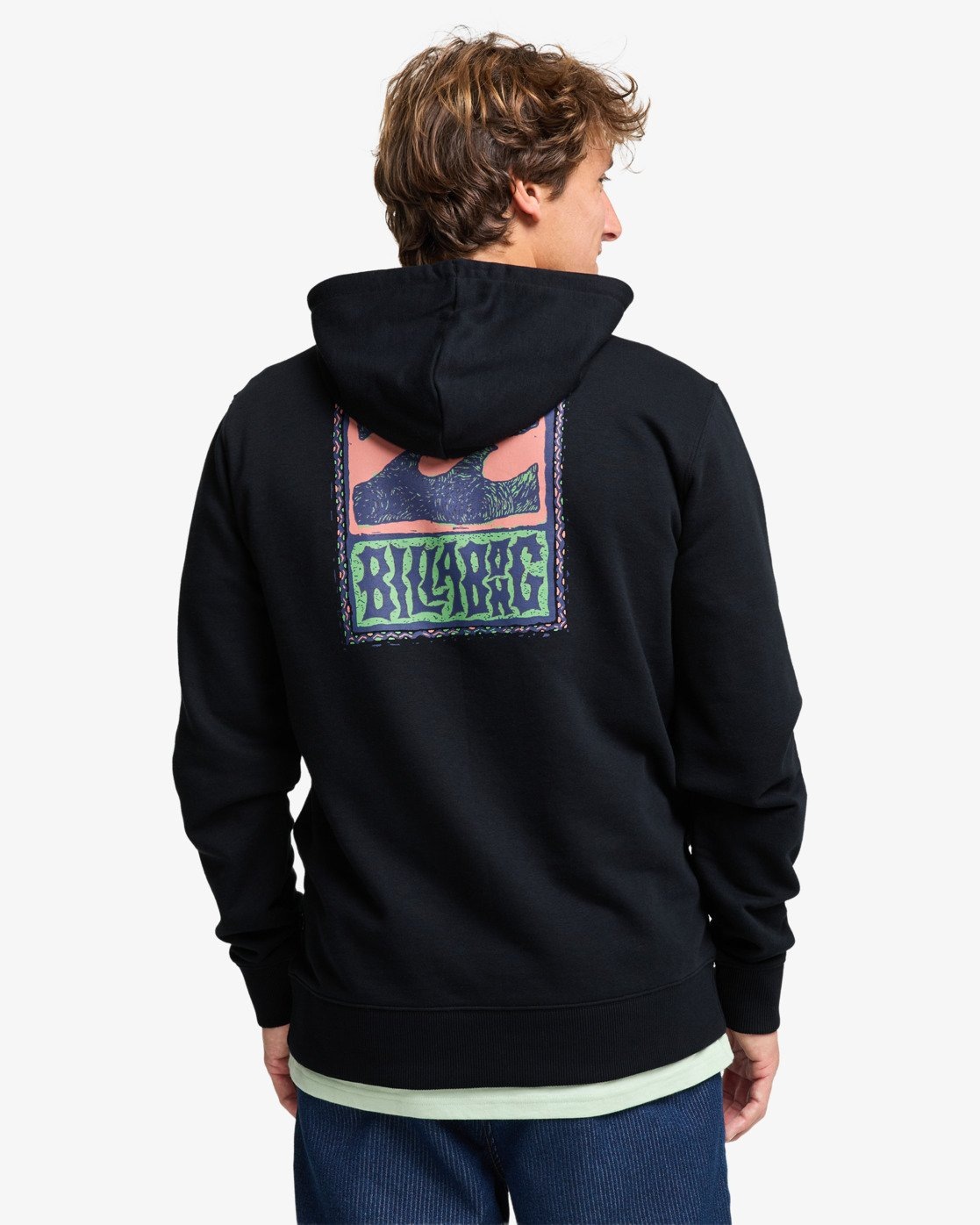 Billabong Kapuzensweatshirt »STAMP PO«, sportlicher Stil, für Erwachsene, aus Baumwolle und Polyester
