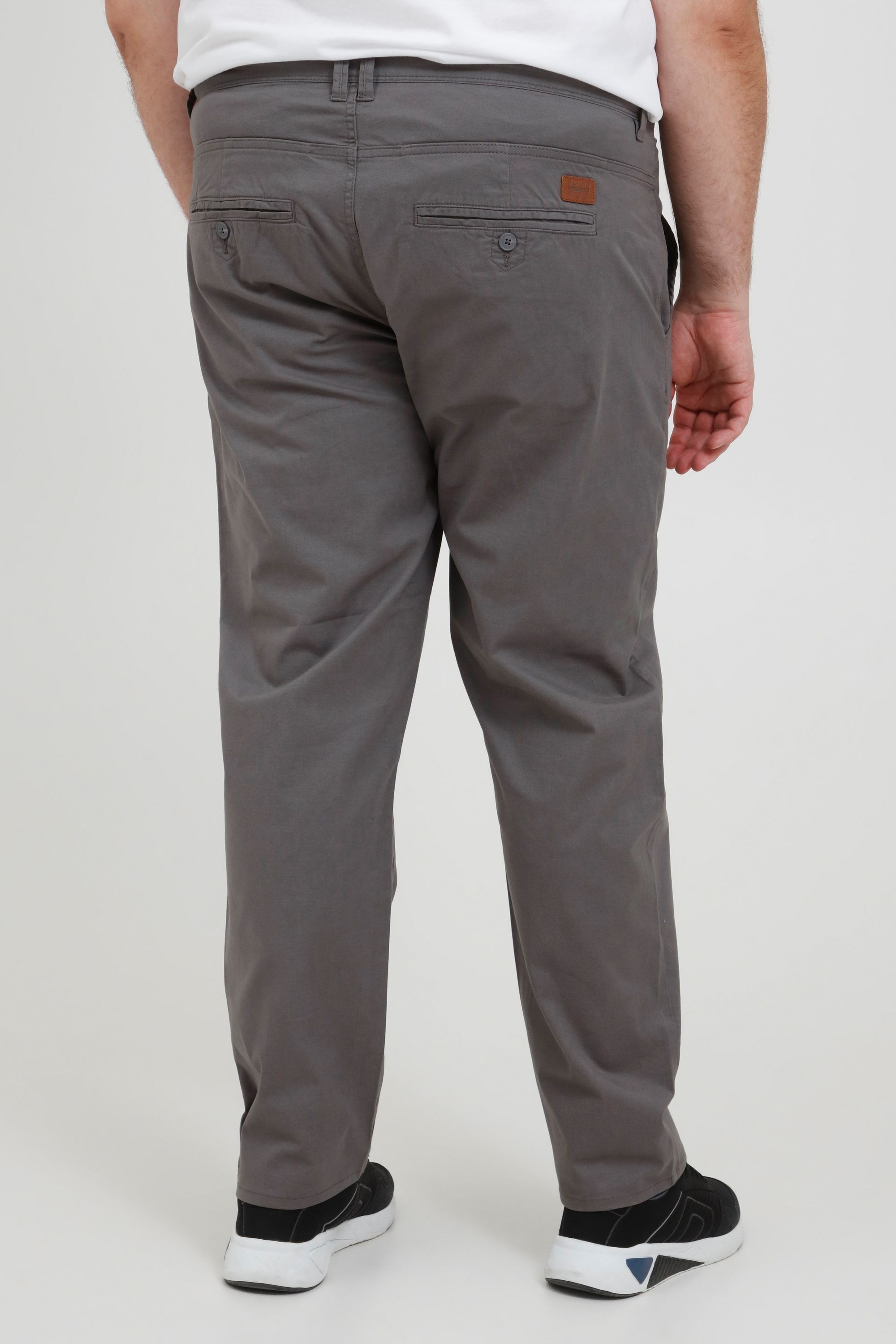 Chinohose BLEND "Chinohose BHTromp", Herren, Gr. 50, Länge 30, grau (smoked pearl), Obermaterial: 98% Baumwolle CO. 2% Elasthan EL., Hosen Chinohose 6