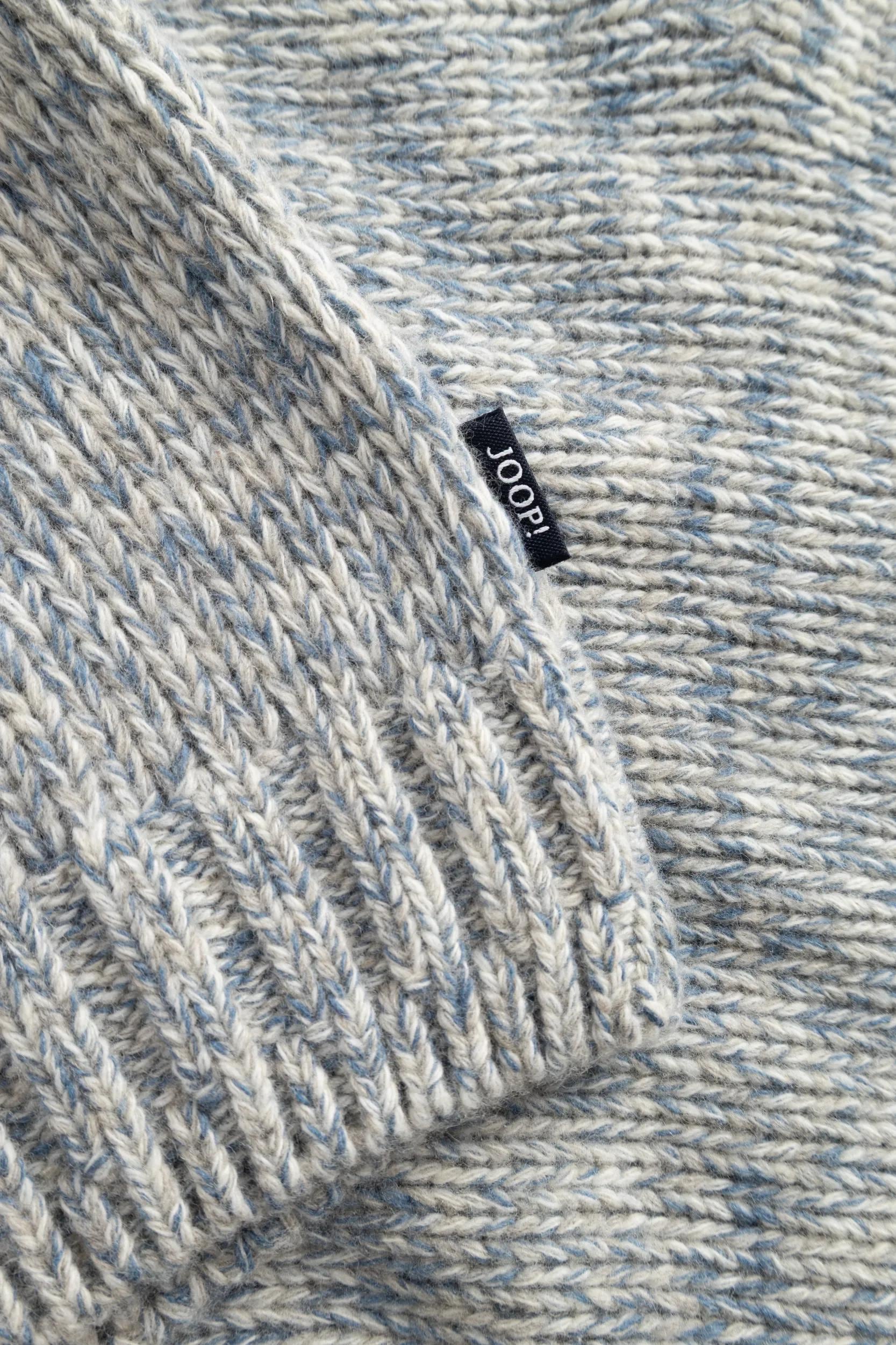 JOOP! Rollkragenpullover »Valtino« mit markanter Melange-Struktur, Woll-Mix